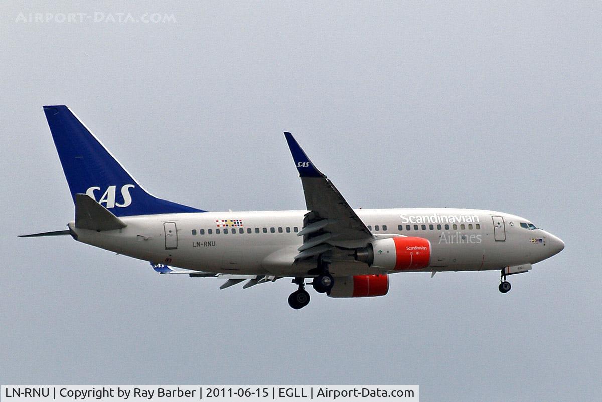 LN-RNU, 2009 Boeing 737-783 C/N 34548, Boeing 737-783 [34548] (SAS Scandinavian Airlines) Home~G 15/06/2011