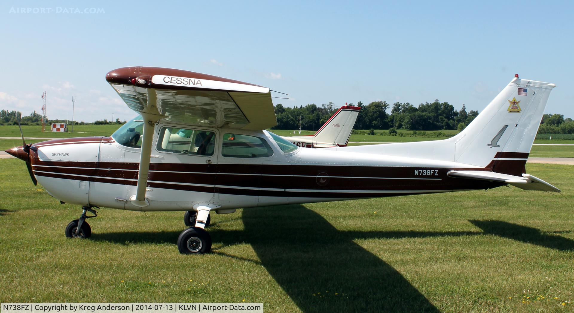 N738FZ, 1977 Cessna 172N C/N 17269955, 2014 Airlake Fly-in Breakfast