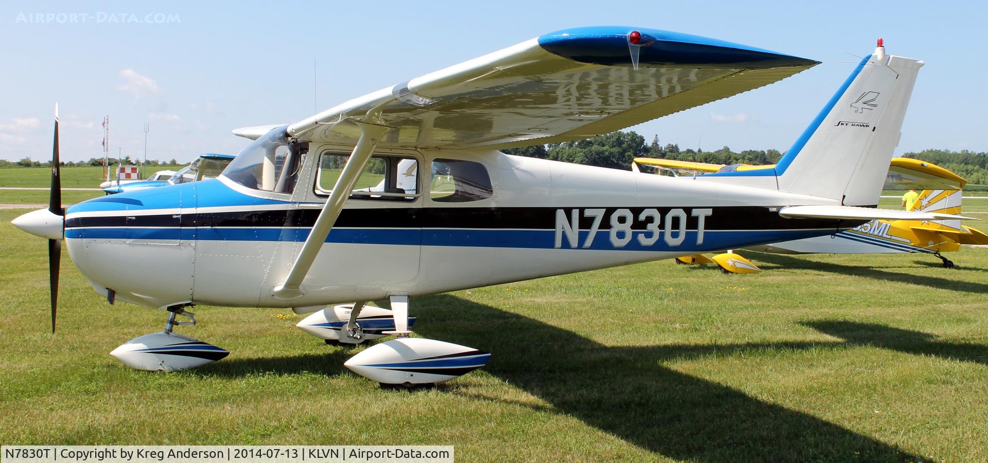 N7830T, 1960 Cessna 172A C/N 47430, 2014 Airlake Fly-in Breakfast