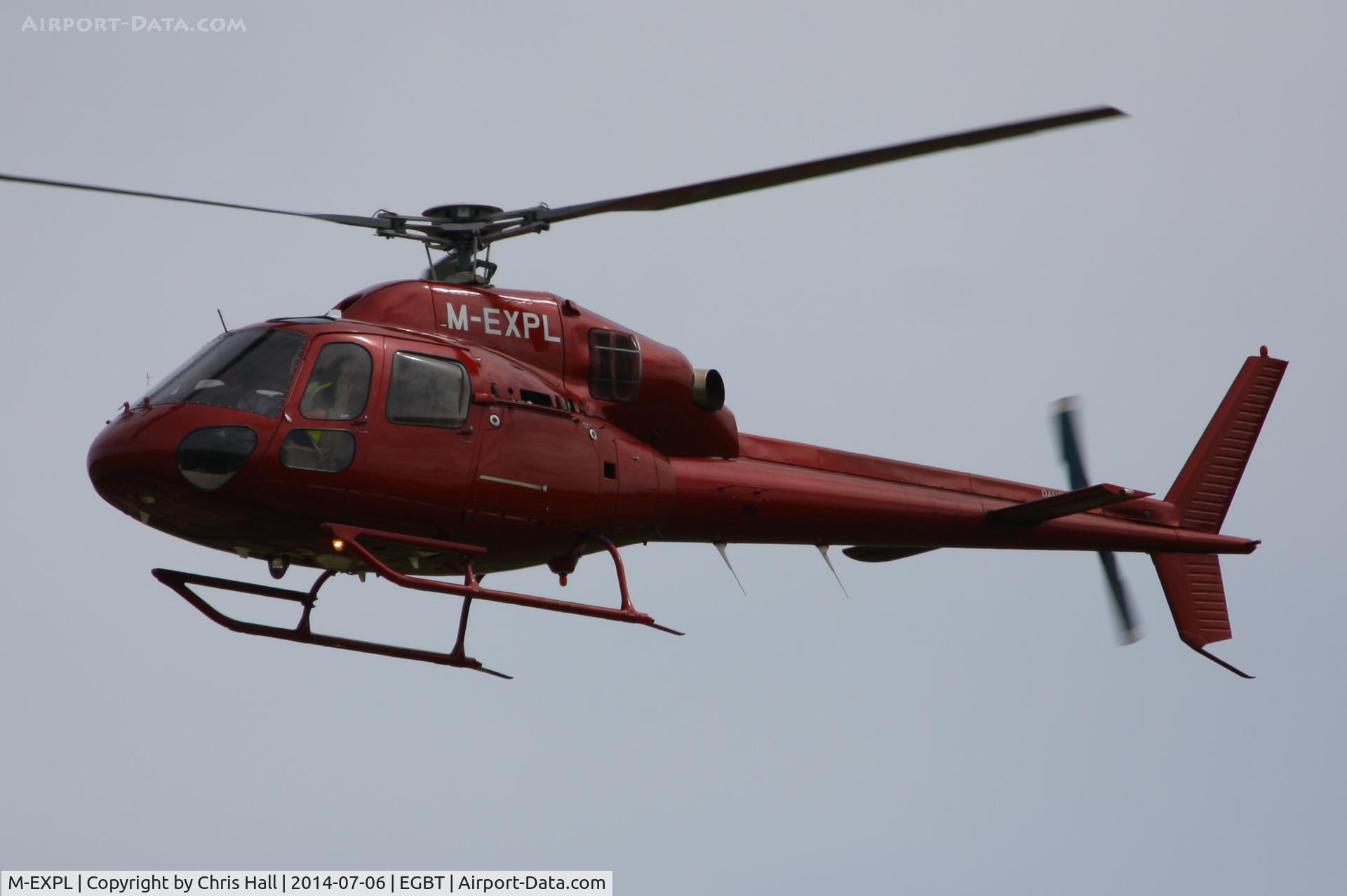 M-EXPL, 1999 Aerospatiale AS-355N Ecureuil 2 C/N 5667, ferrying race fans to the British F1 Grand Prix at Silverstone