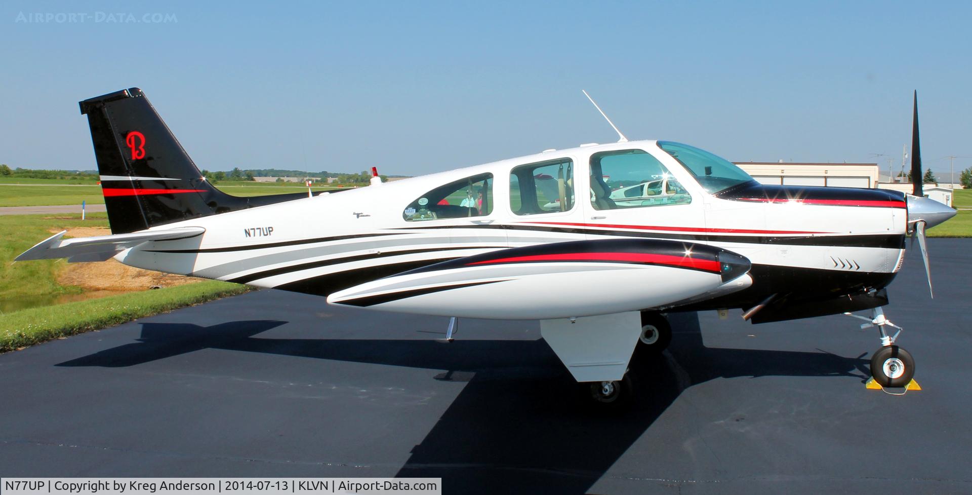 N77UP, 1969 Beech E33A Bonanza C/N CE-284, 2014 Airlake Fly-in Breakfast