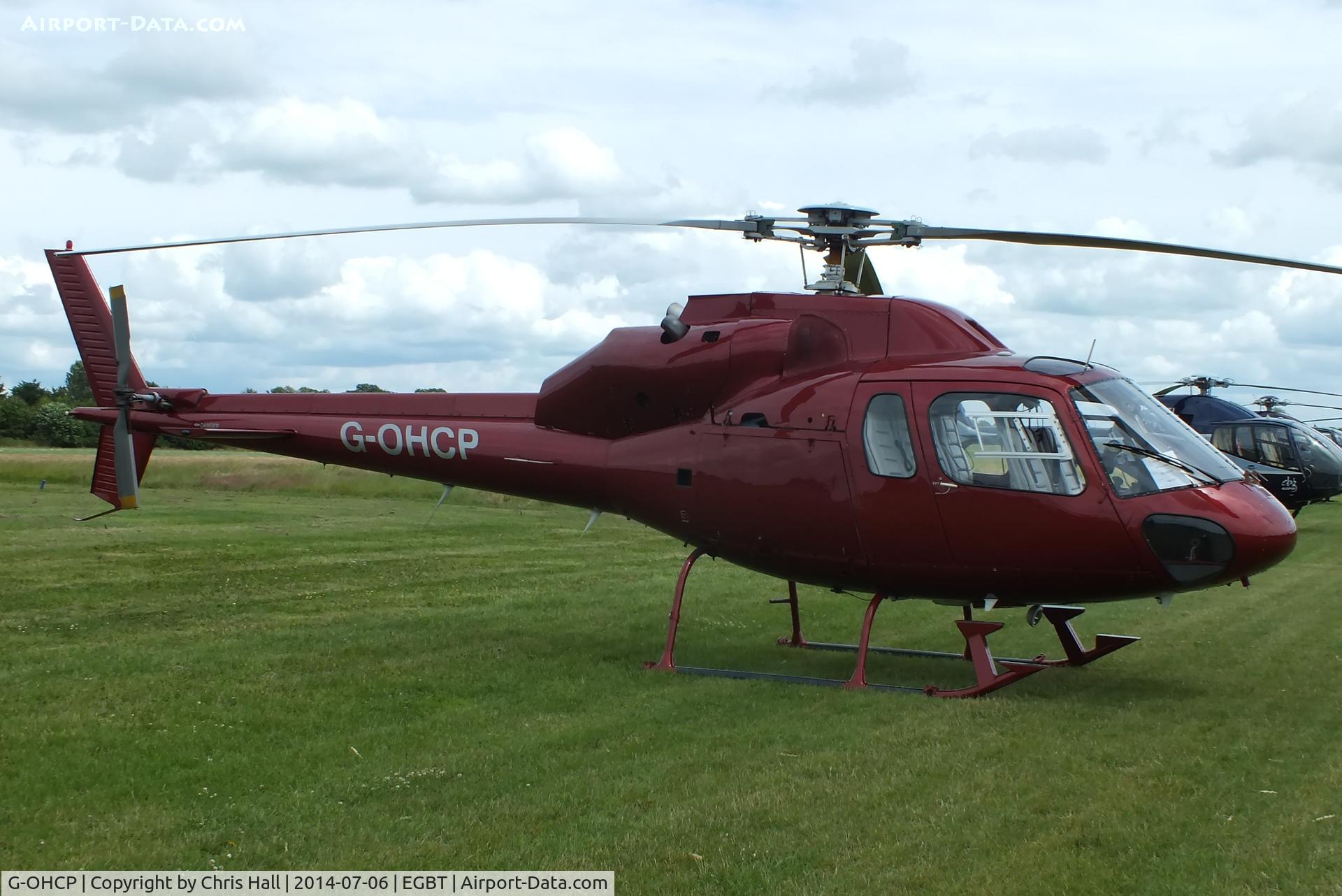 G-OHCP, 1982 Aérospatiale AS-355F-1 Ecureuil 2 C/N 5249, ferrying race fans to the British F1 Grand Prix at Silverstone