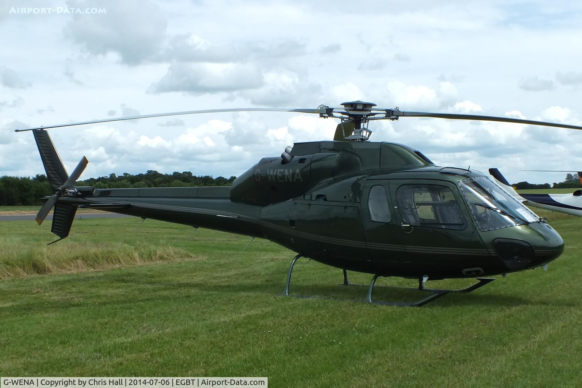 G-WENA, 1983 Aerospatiale AS-355F-2 Ecureuil 2 C/N 5260, ferrying race fans to the British F1 Grand Prix at Silverstone