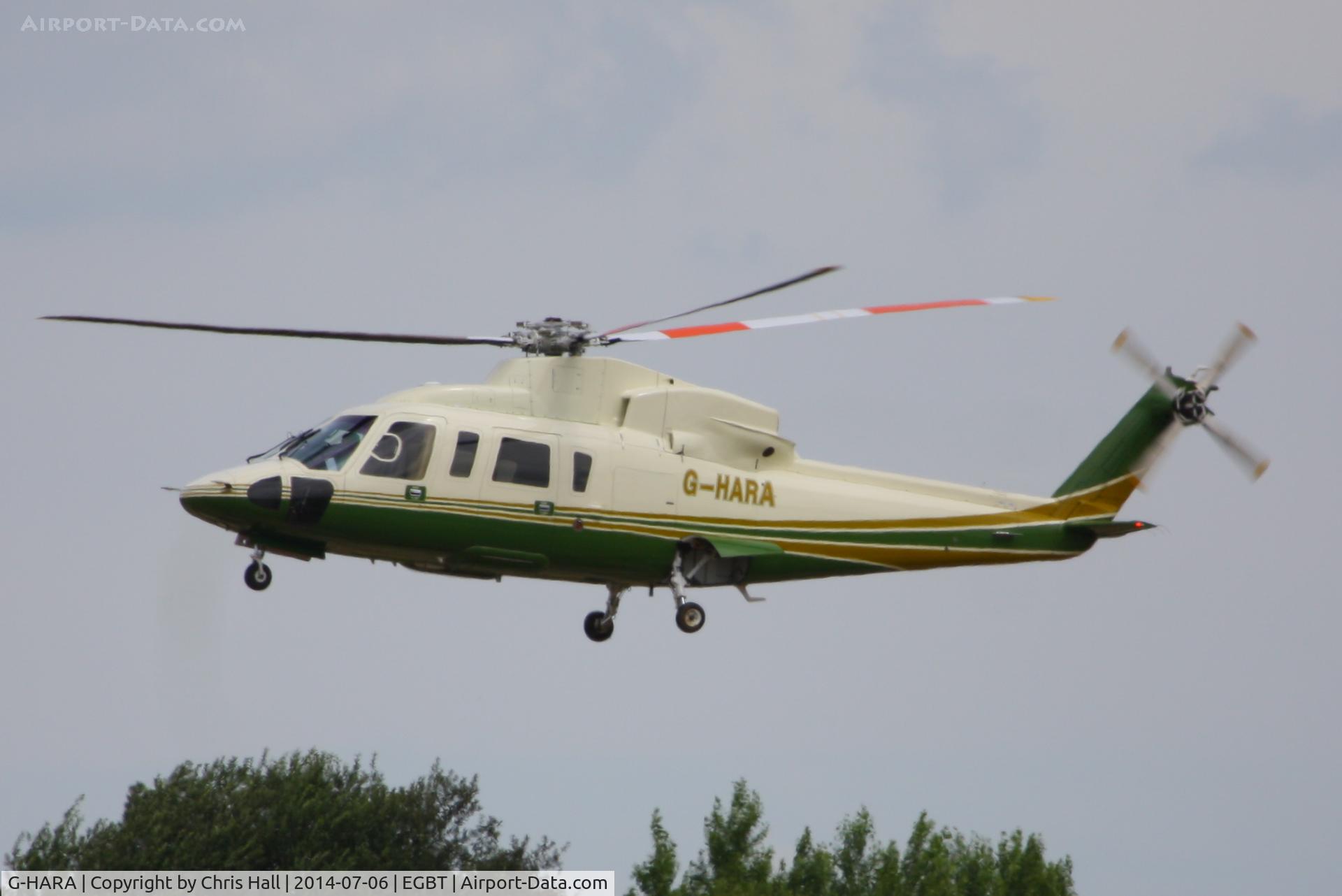 G-HARA, 2007 Sikorsky S-76C C/N 760684, ferrying race fans to the British F1 Grand Prix at Silverstone