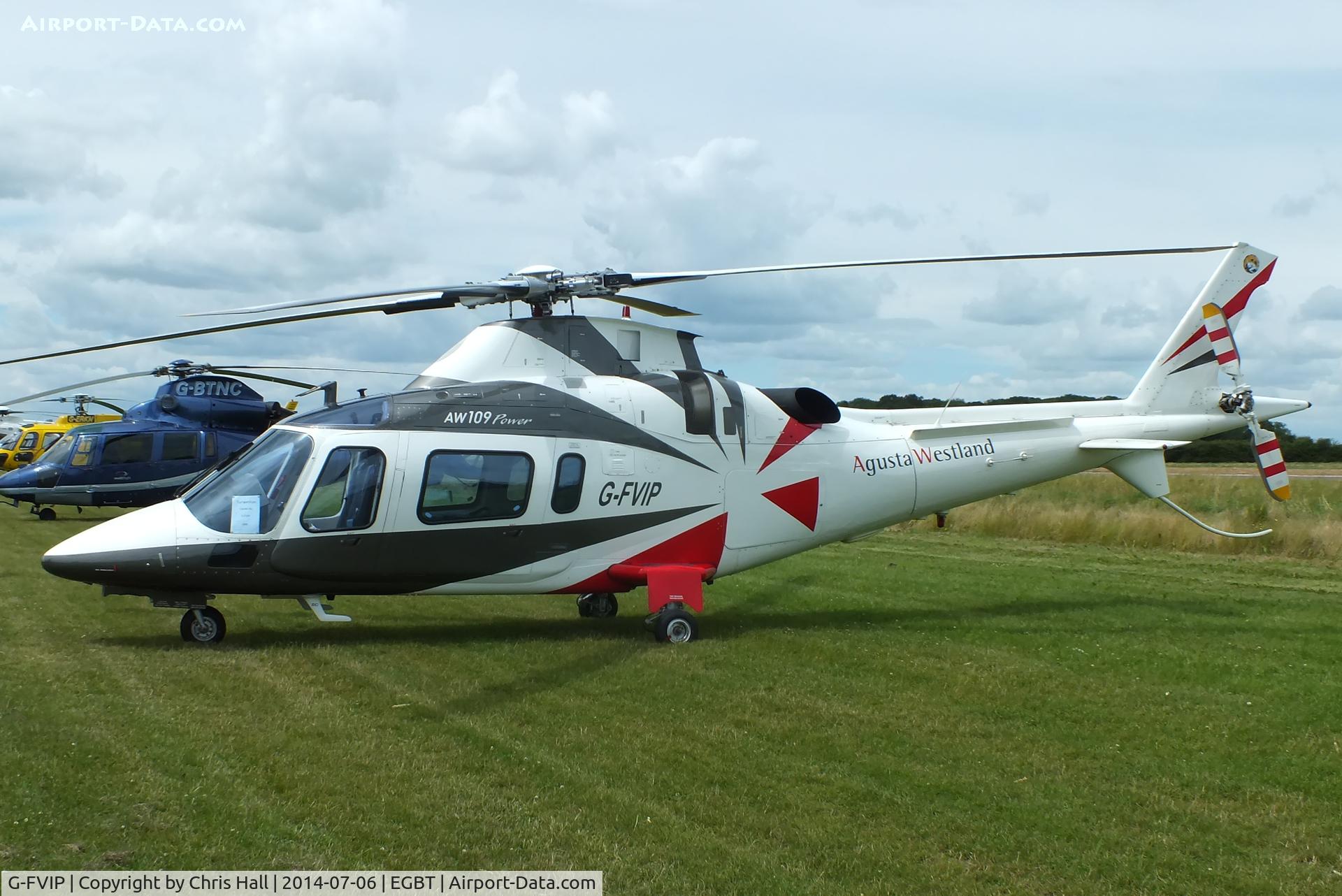 G-FVIP, 1997 Agusta A-109E Power C/N 11011, ferrying race fans to the British F1 Grand Prix at Silverstone
