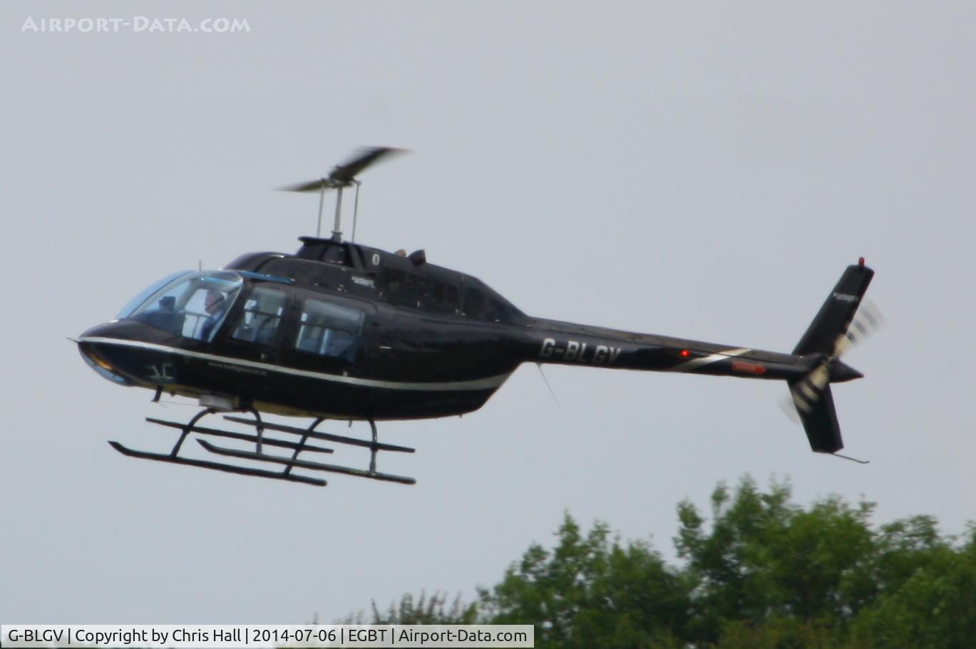 G-BLGV, 1973 Bell 206B JetRanger II C/N 982, ferrying race fans to the British F1 Grand Prix at Silverstone