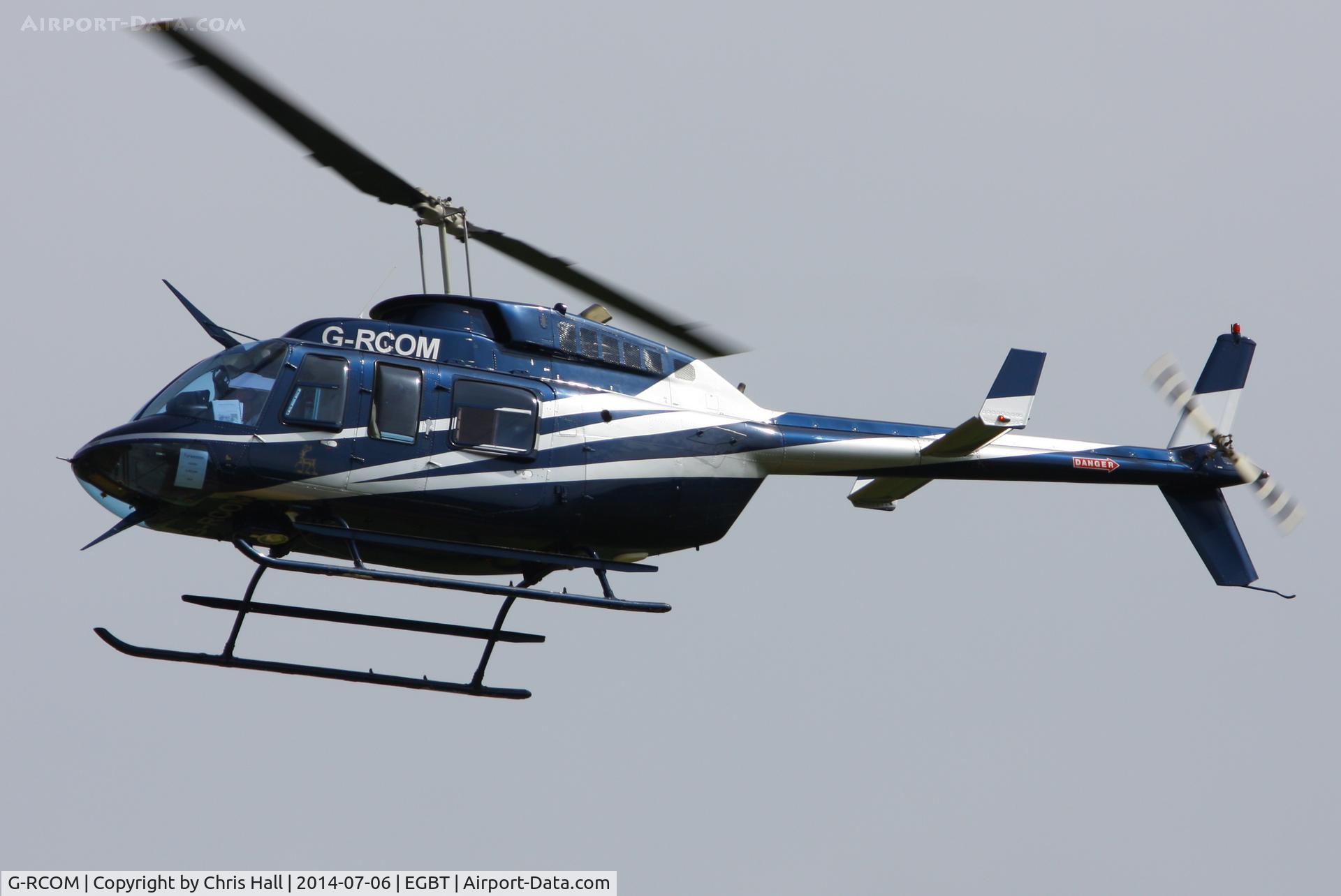 G-RCOM, 1992 Bell 206L-3 LongRanger III C/N 51599, ferrying race fans to the British F1 Grand Prix at Silverstone