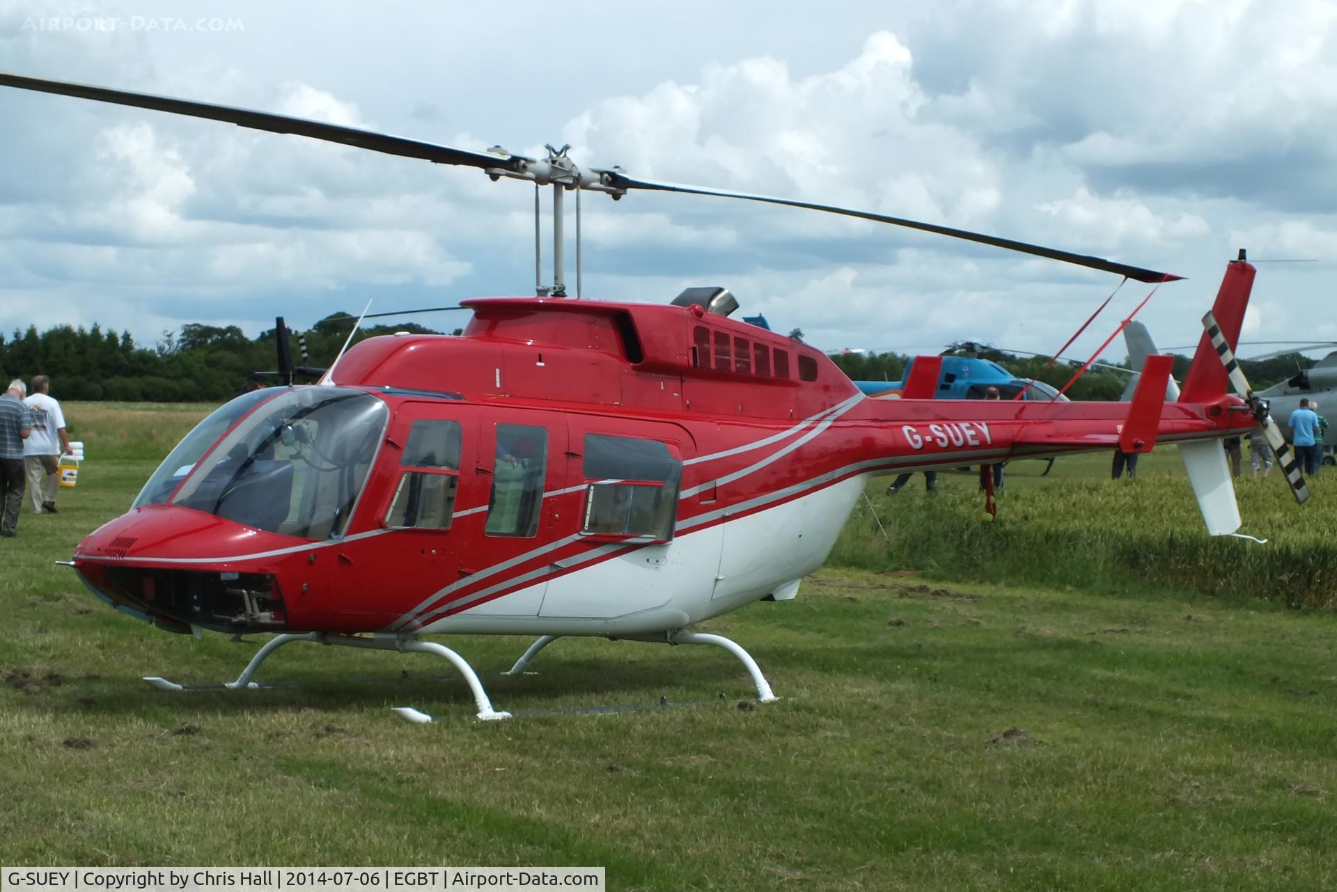 G-SUEY, 1981 Bell 206L-1 LongRanger II C/N 45612, ferrying race fans to the British F1 Grand Prix at Silverstone