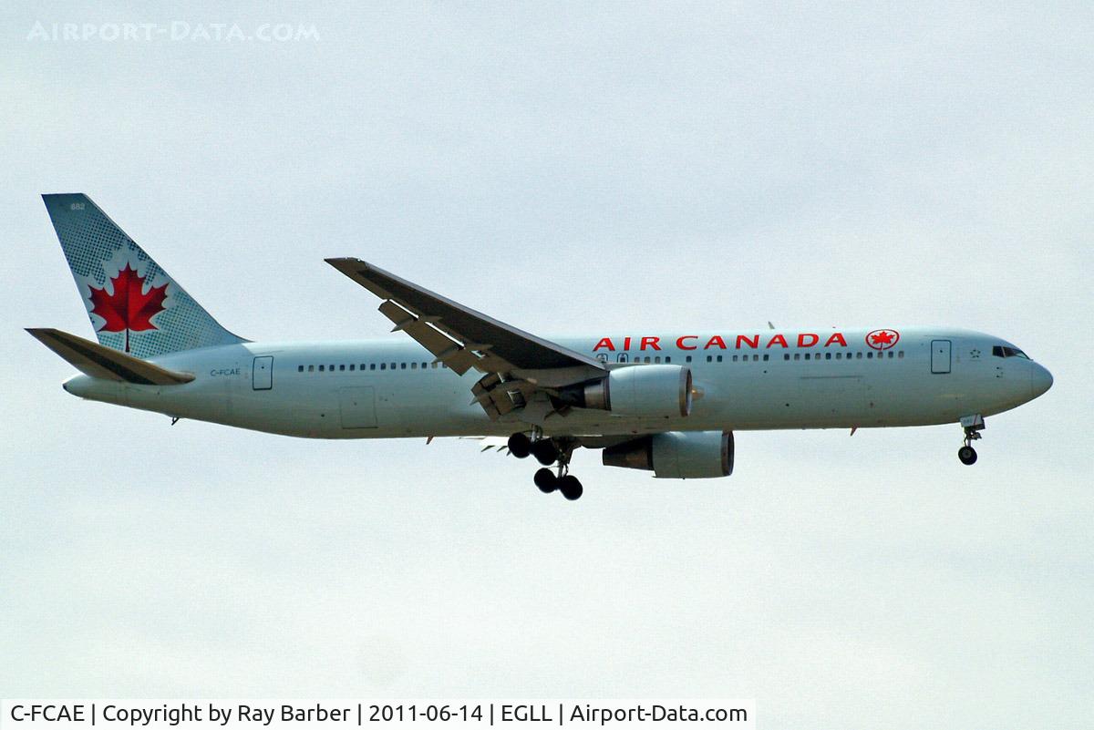 C-FCAE, 1988 Boeing 767-375/ER C/N 24083, Boeing 767-375ER [24083] (Air Canada) Home~G 14/06/2011. On approach 27L.