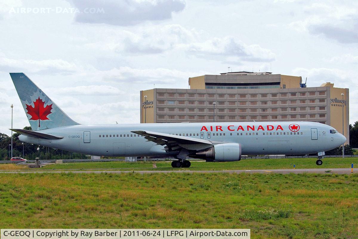 C-GEOQ, 1999 Boeing 767-375/ER C/N 30112, Boeing 767-375ER [30112] (Air Canada) Paris-Charles De Gaulle~F 24/06/2011