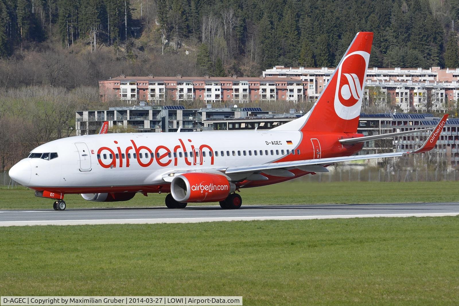 D-AGEC, 2009 Boeing 737-76J C/N 36118, Air Berlin