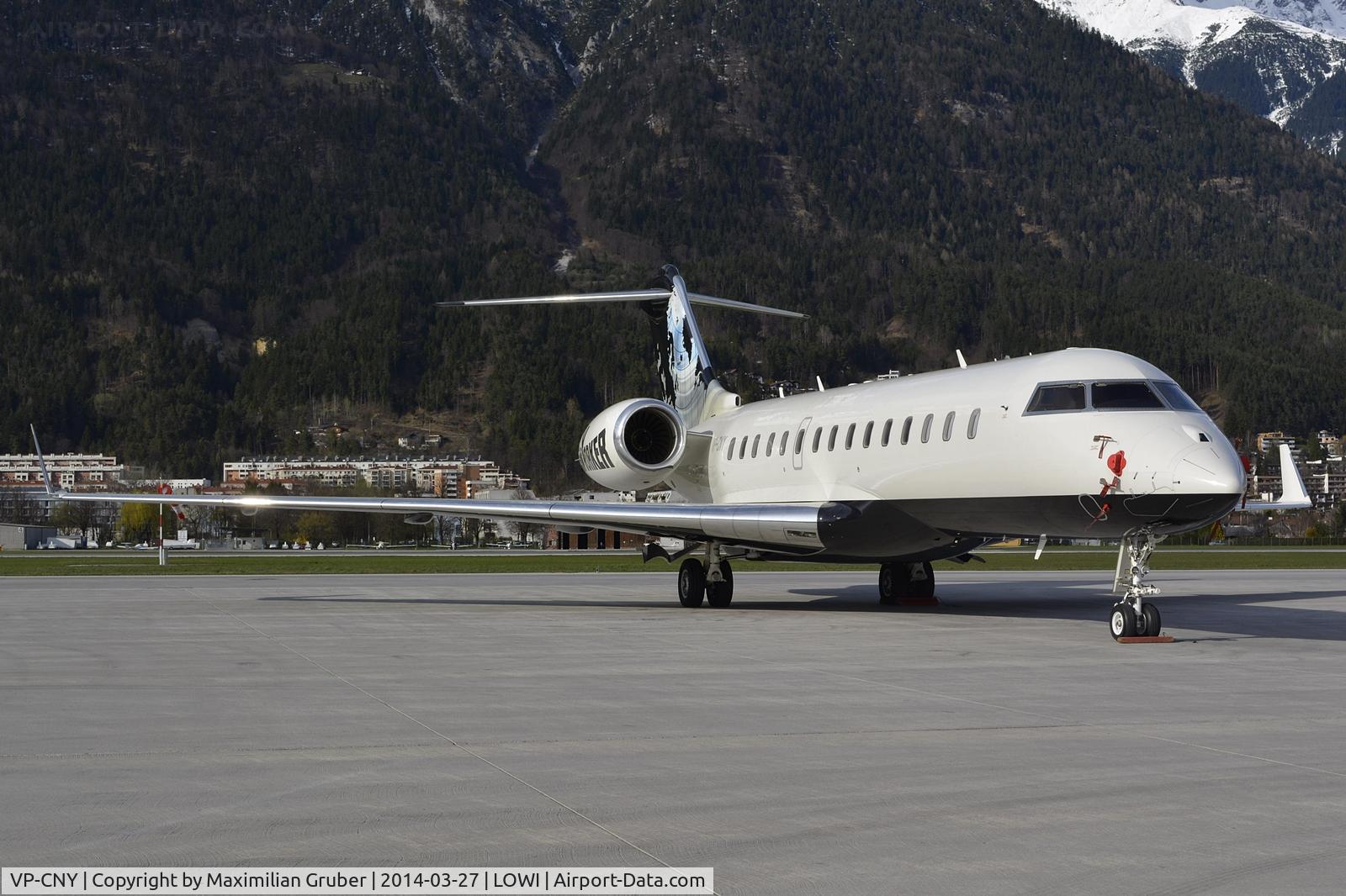 VP-CNY, 2007 Bombardier BD-700-1A10 Global Express C/N 9270, ExecuJet