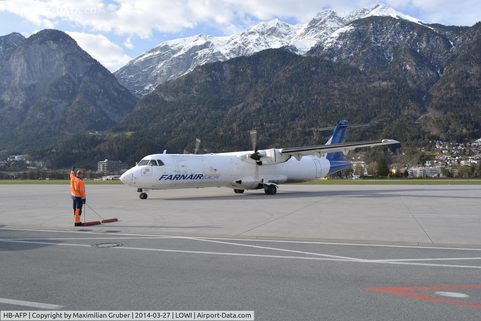 HB-AFP, 1993 ATR 72-201 C/N 381, Farnair