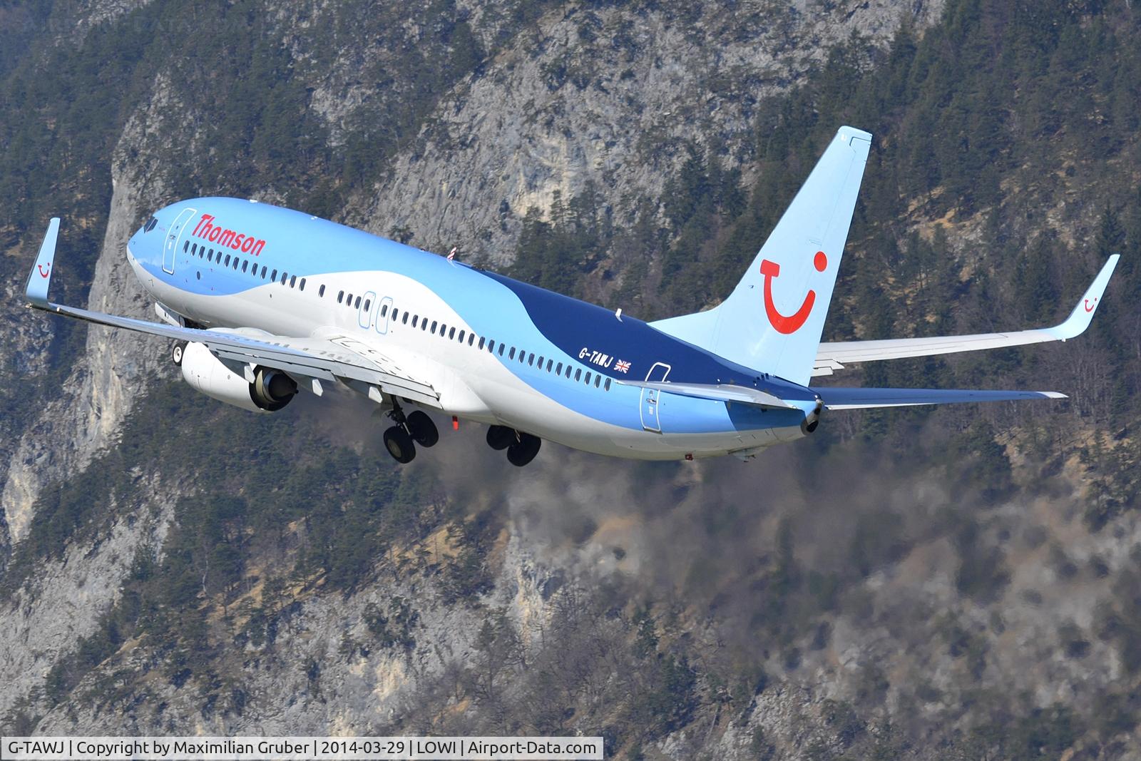 G-TAWJ, 2012 Boeing 737-8K5 C/N 38108, Thomson Airways