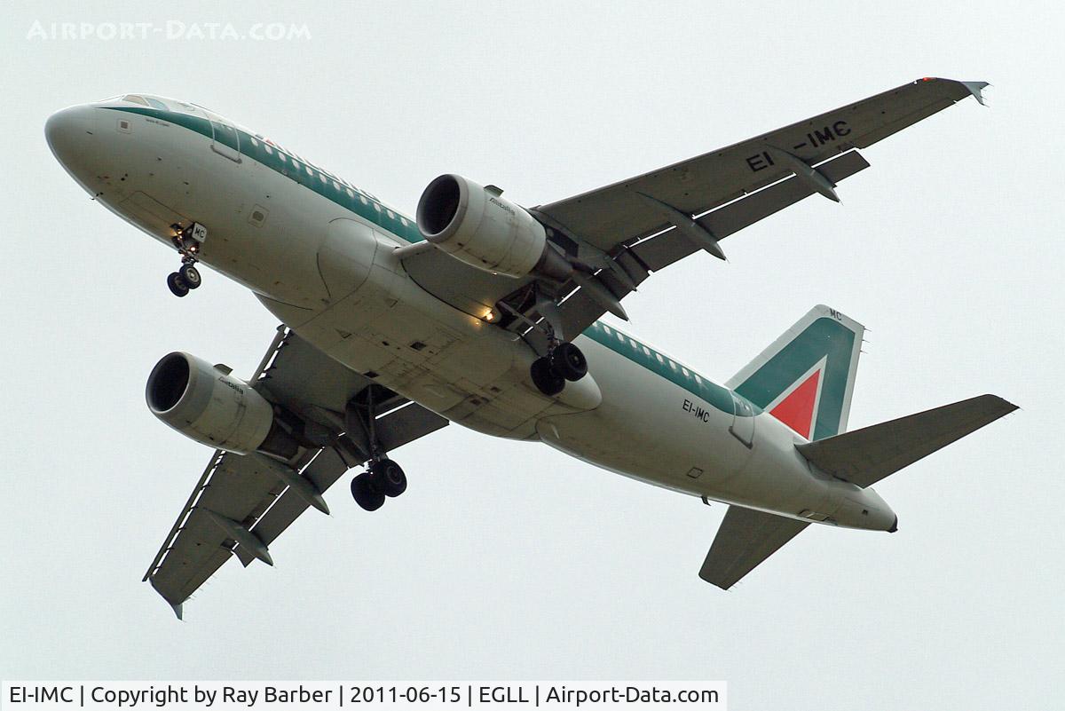 EI-IMC, 2003 Airbus A319-112 C/N 2057, Airbus A319-112 [2057] (Alitalia) Home~G 15/06/2011. On approach 27R.