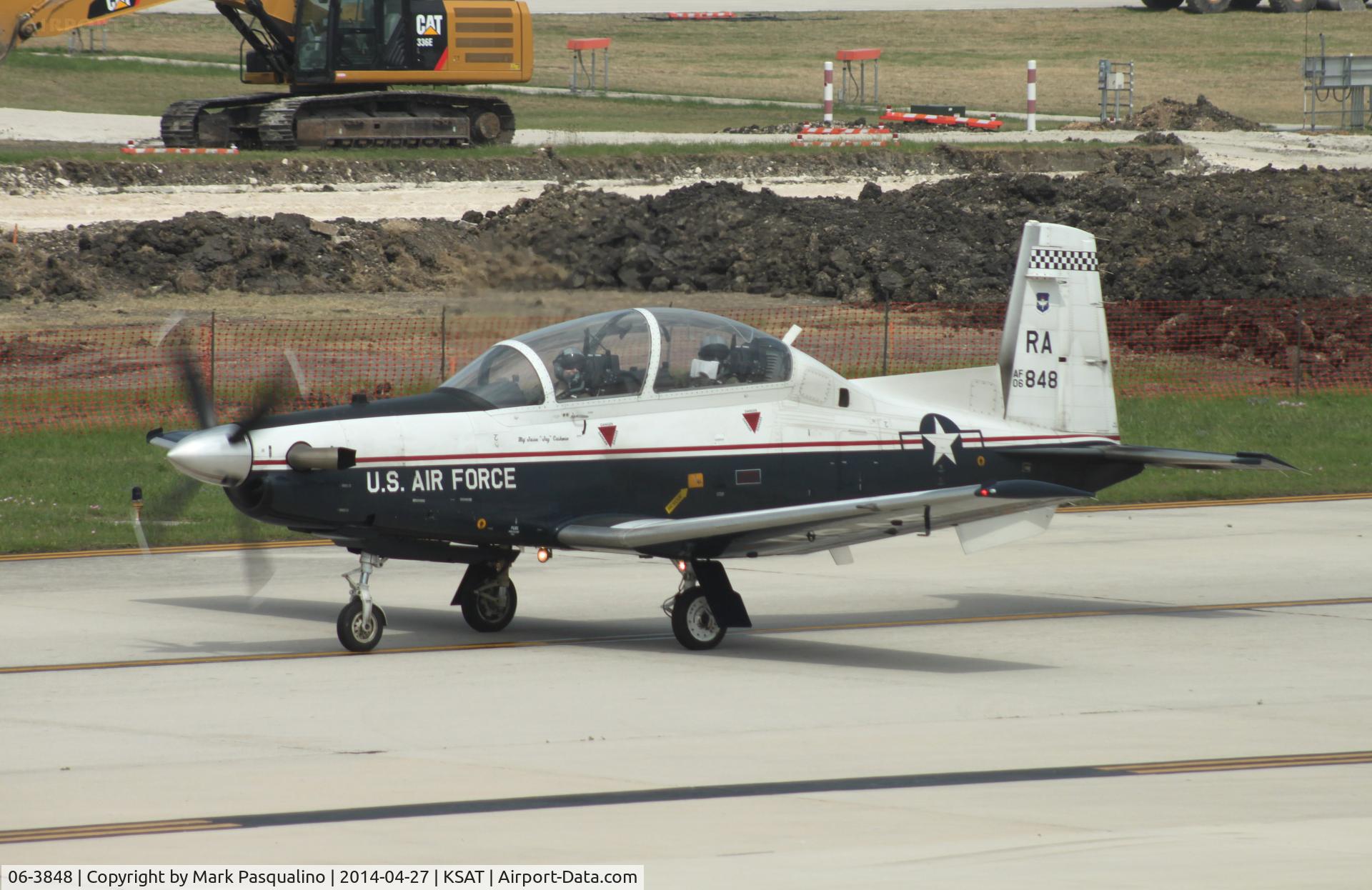 06-3848, 2006 Raytheon T-6A Texan II C/N PT-403, Raytheon T-6A