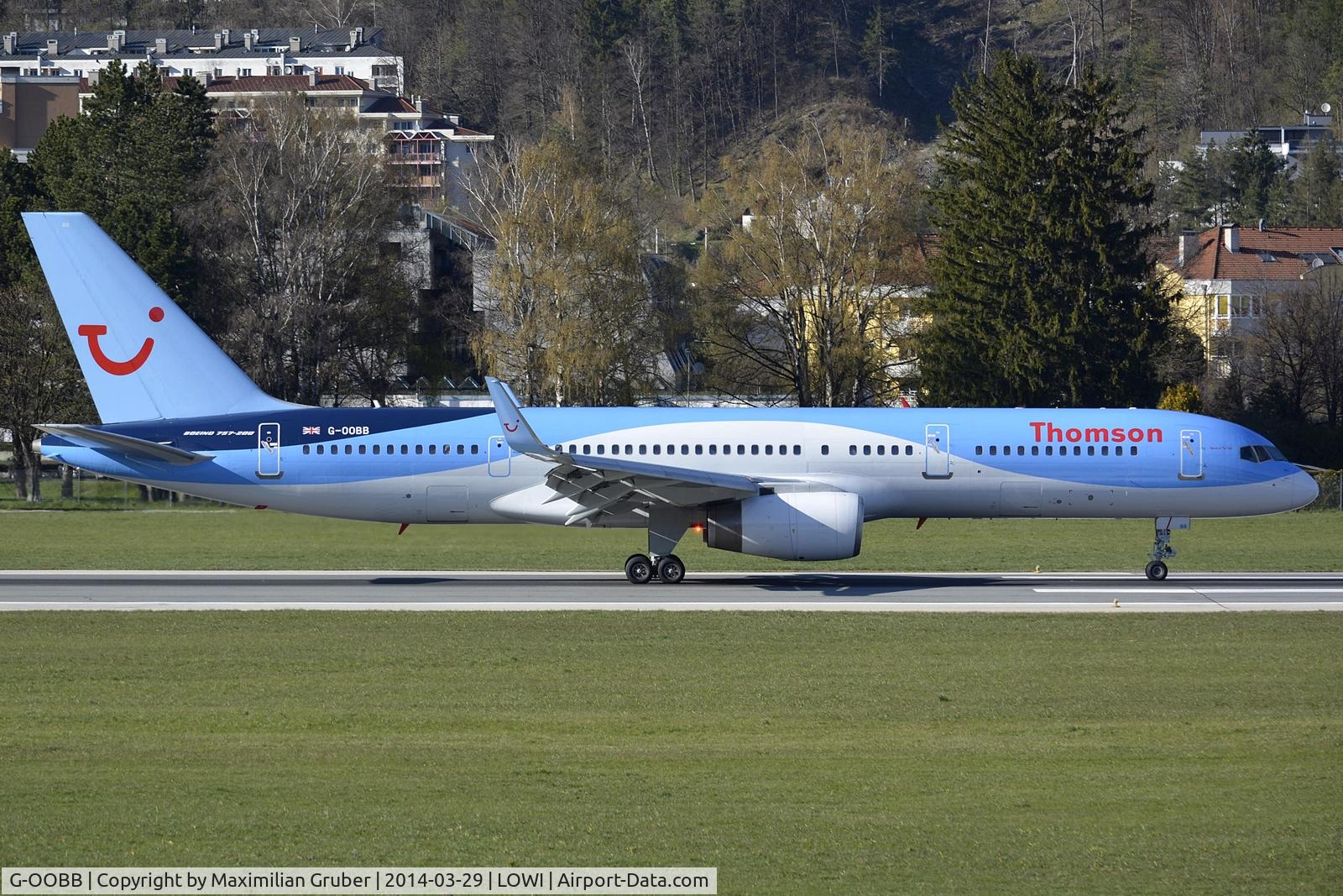 G-OOBB, 2000 Boeing 757-26N C/N 32447, Thomson Airways