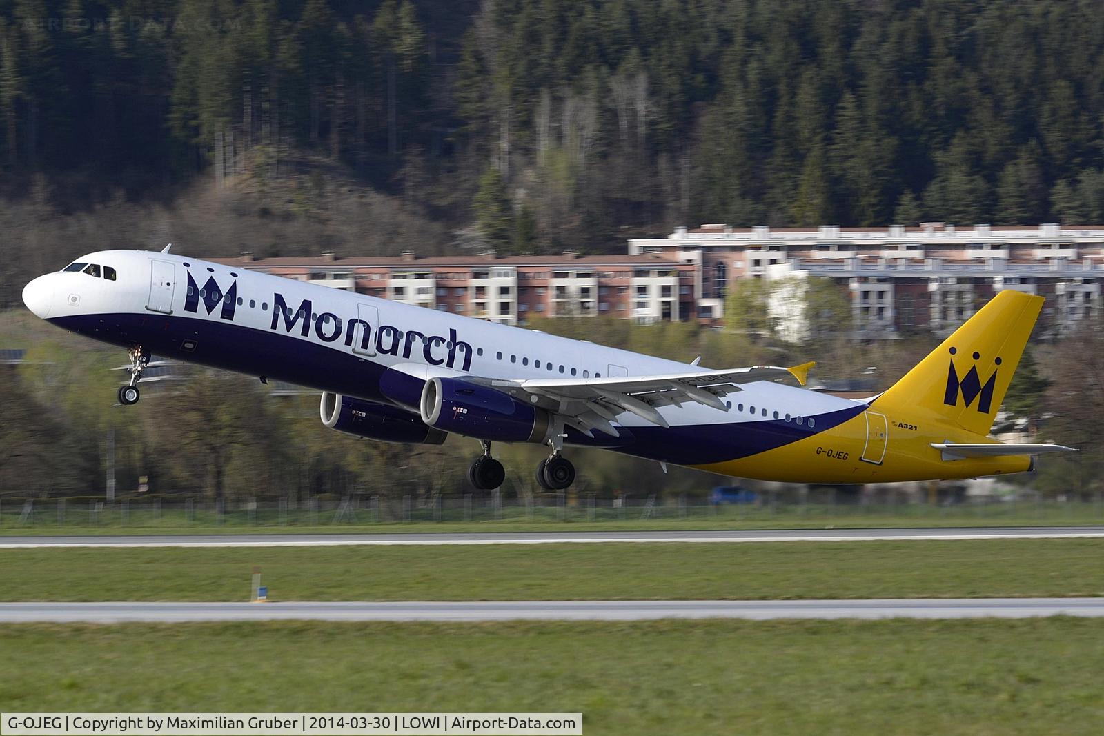 G-OJEG, 1999 Airbus A321-231 C/N 1015, Monarch Airlines