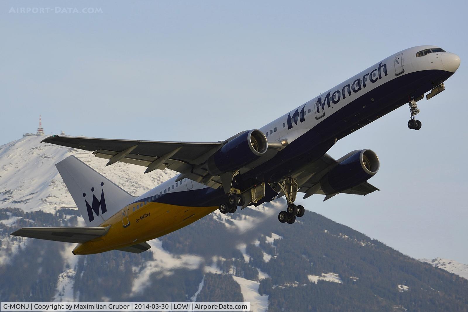 G-MONJ, 1988 Boeing 757-2T7 C/N 24104, Monarch Airlines