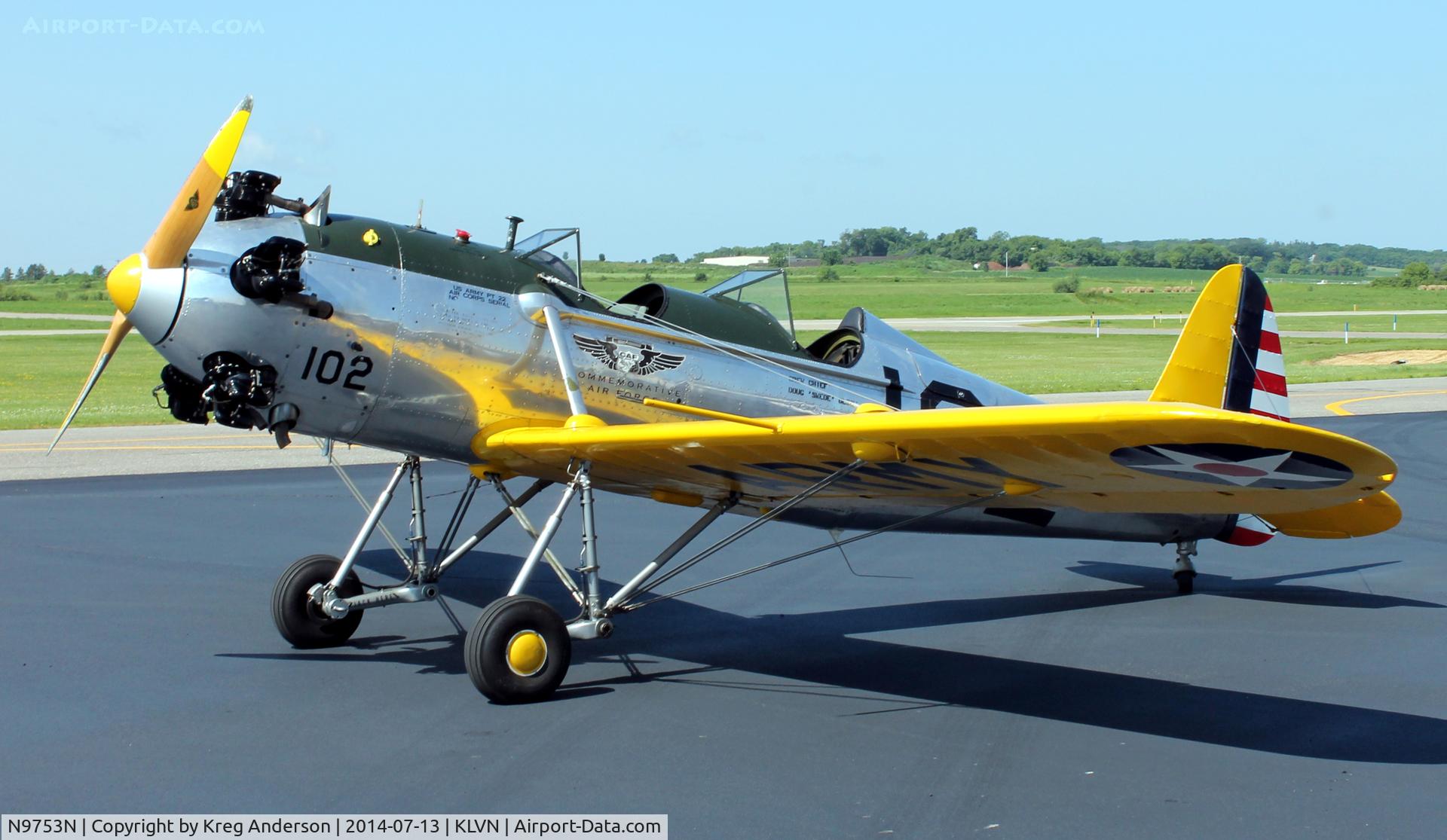 N9753N, 1941 Ryan Aeronautical PT22 C/N 1023, 2014 Airlake Fly-in Breakfast