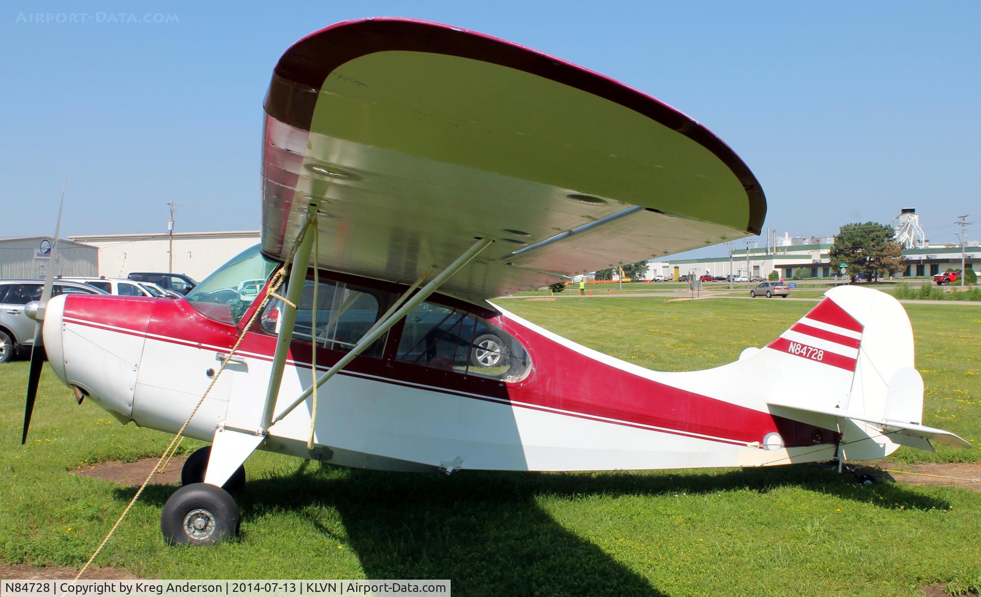N84728, 1946 Aeronca 7AC Champion C/N 7AC-3440, 2014 Airlake Fly-in Breakfast