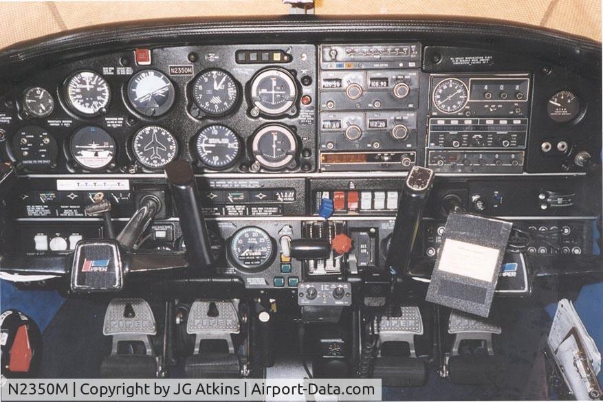 N2350M, 1978 Piper PA-28R-201T Cherokee Arrow III C/N 28R-7803125, Old panel before interior and avionics upgrades