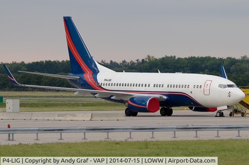 P4-LIG, 2008 Boeing 737-7JF C/N 37592, 737-700BBJ