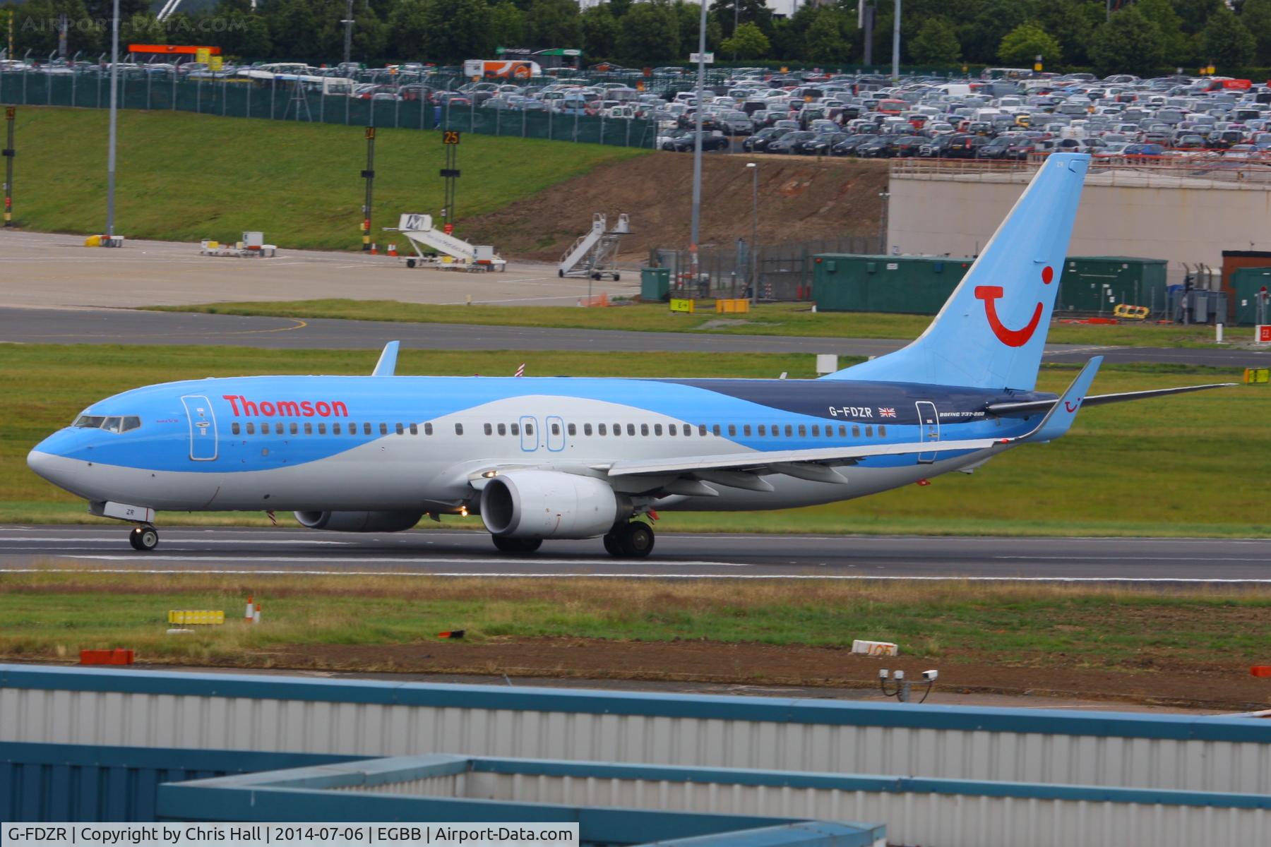 G-FDZR, 2009 Boeing 737-8K5 C/N 35145, Thomson
