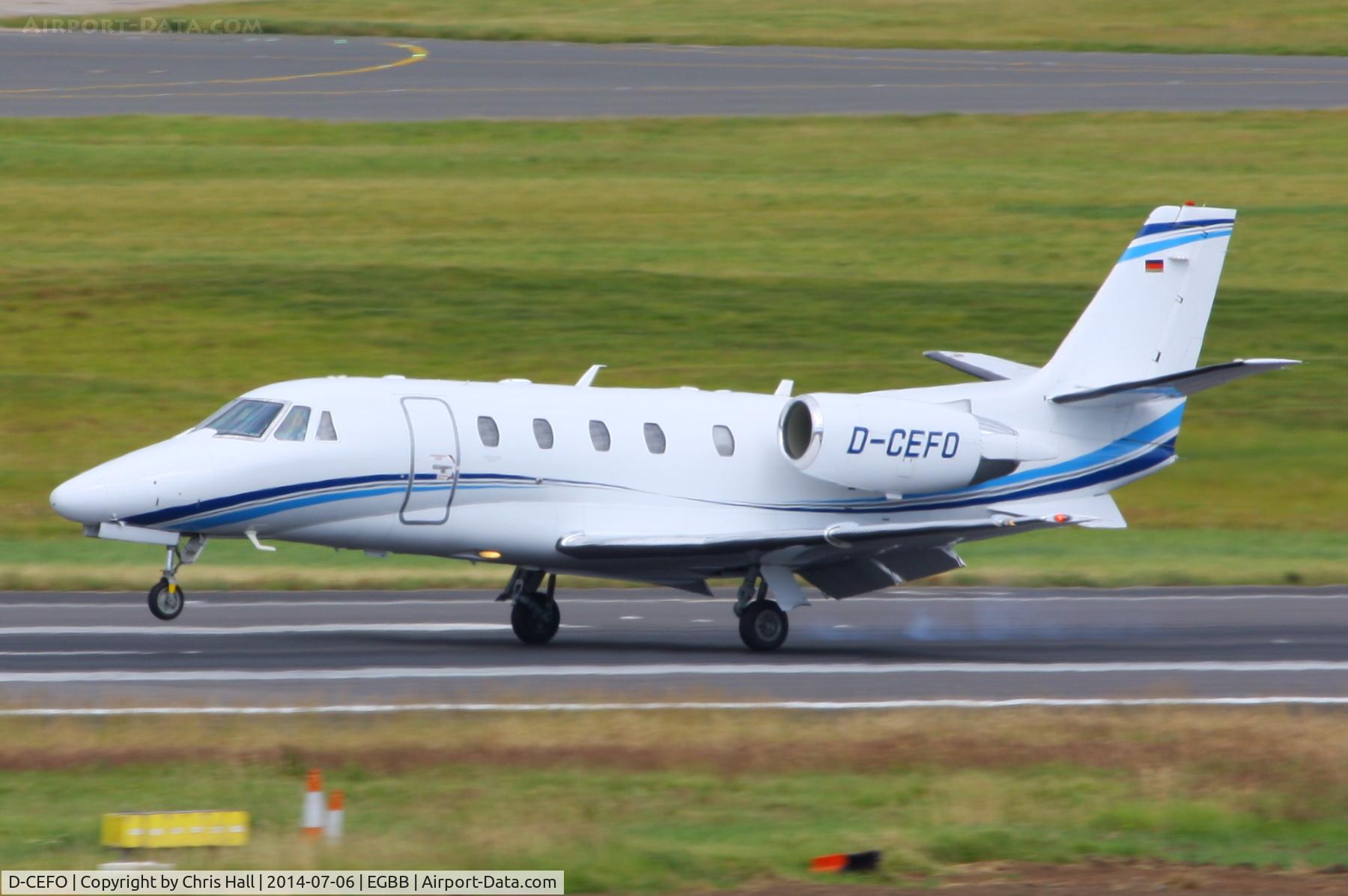 D-CEFO, 2011 Cessna 560XL Citation Excel XLS+ C/N 560-6082, Air Hamburg
