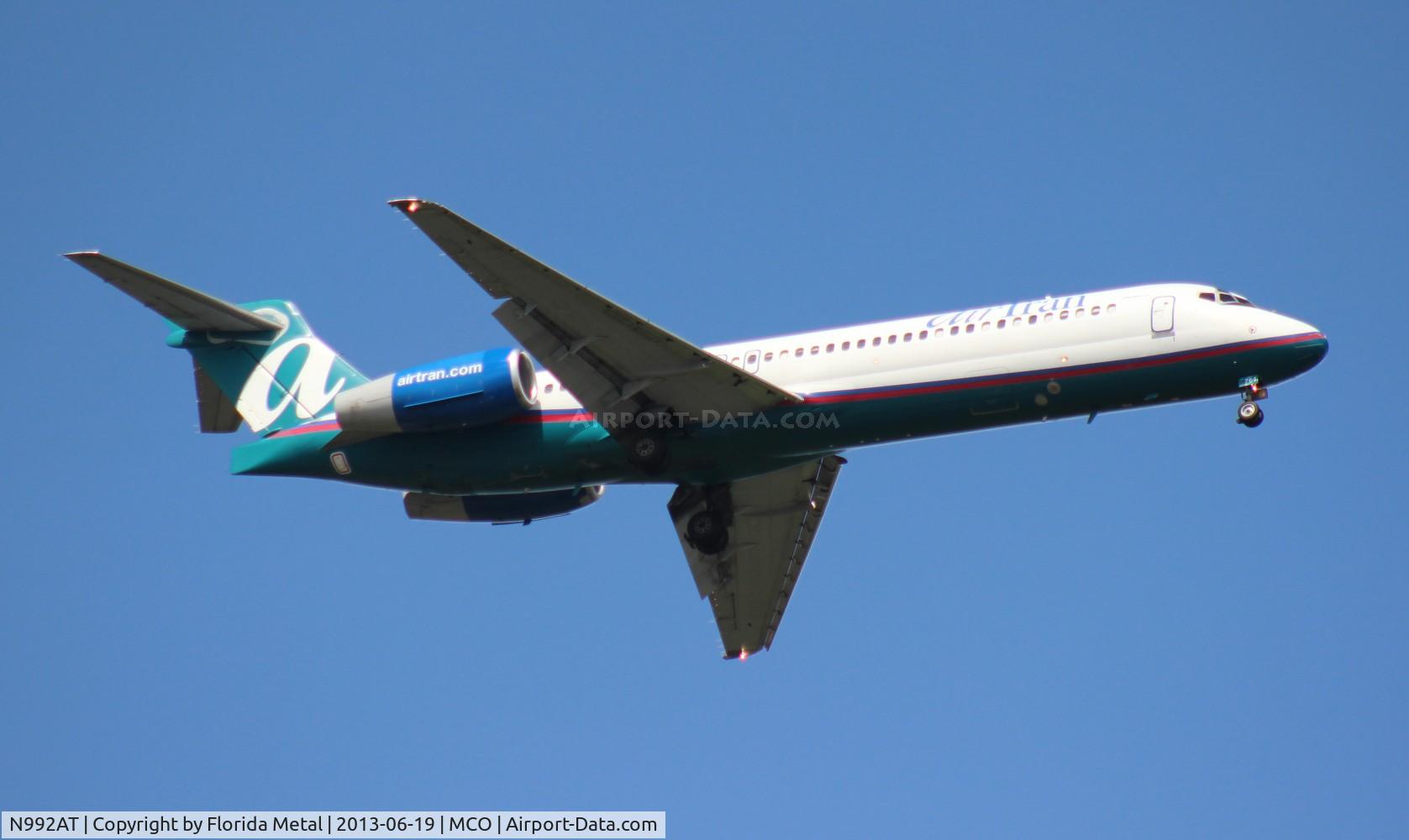 N992AT, 2002 Boeing 717-200 C/N 55136, Air Tran 717