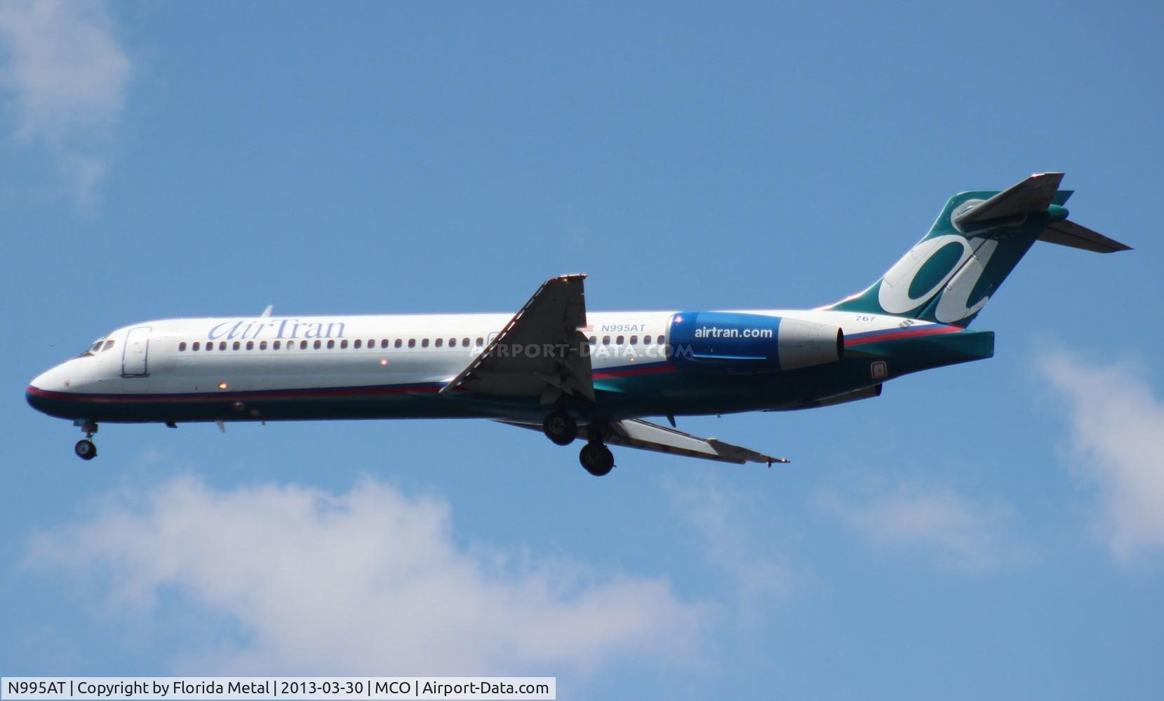N995AT, 2002 Boeing 717-200 C/N 55139, Air Tran 717