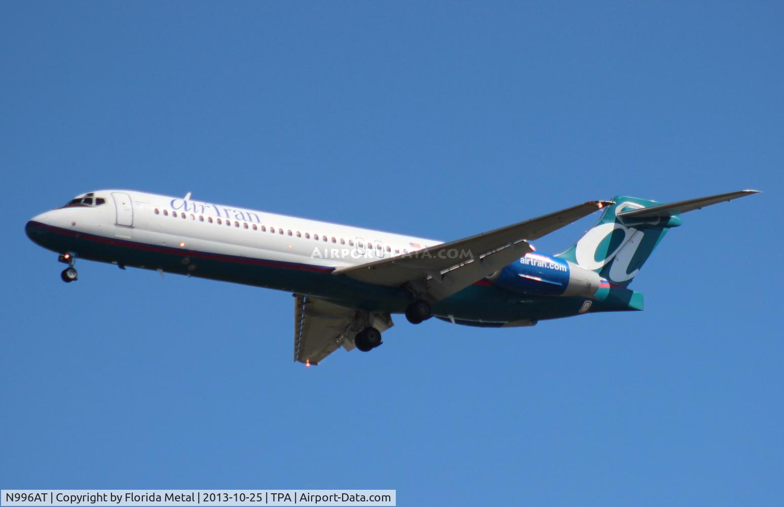 N996AT, 2002 Boeing 717-200 C/N 55140, Air Tran 717
