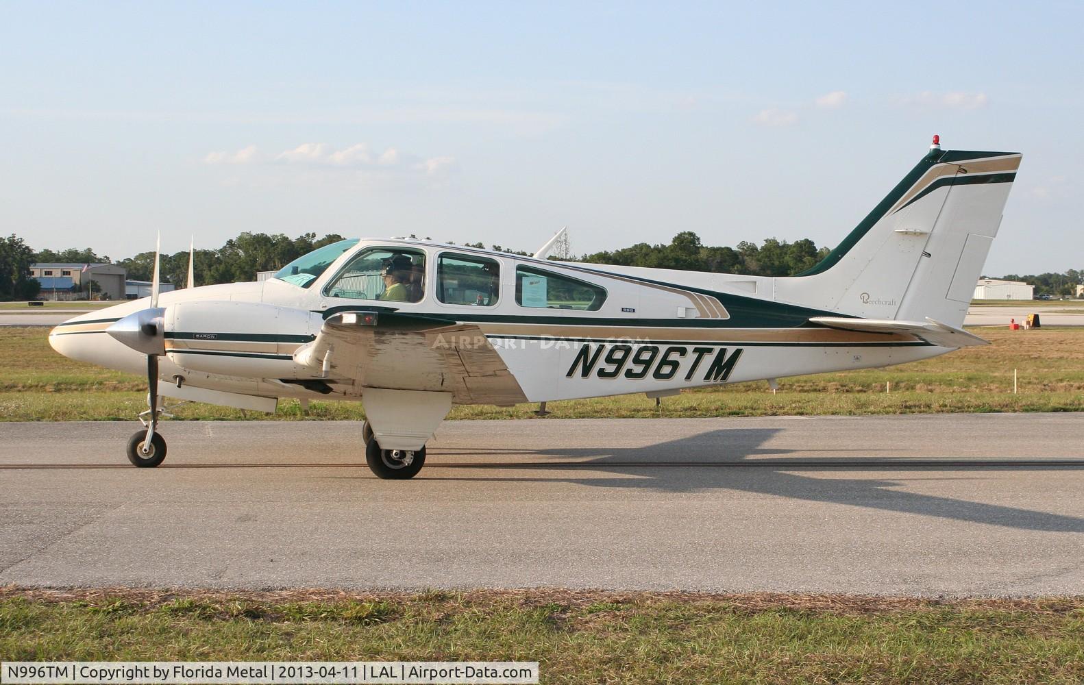 N996TM, 1974 Beech B-55 C/N TC-1670, Beech 55