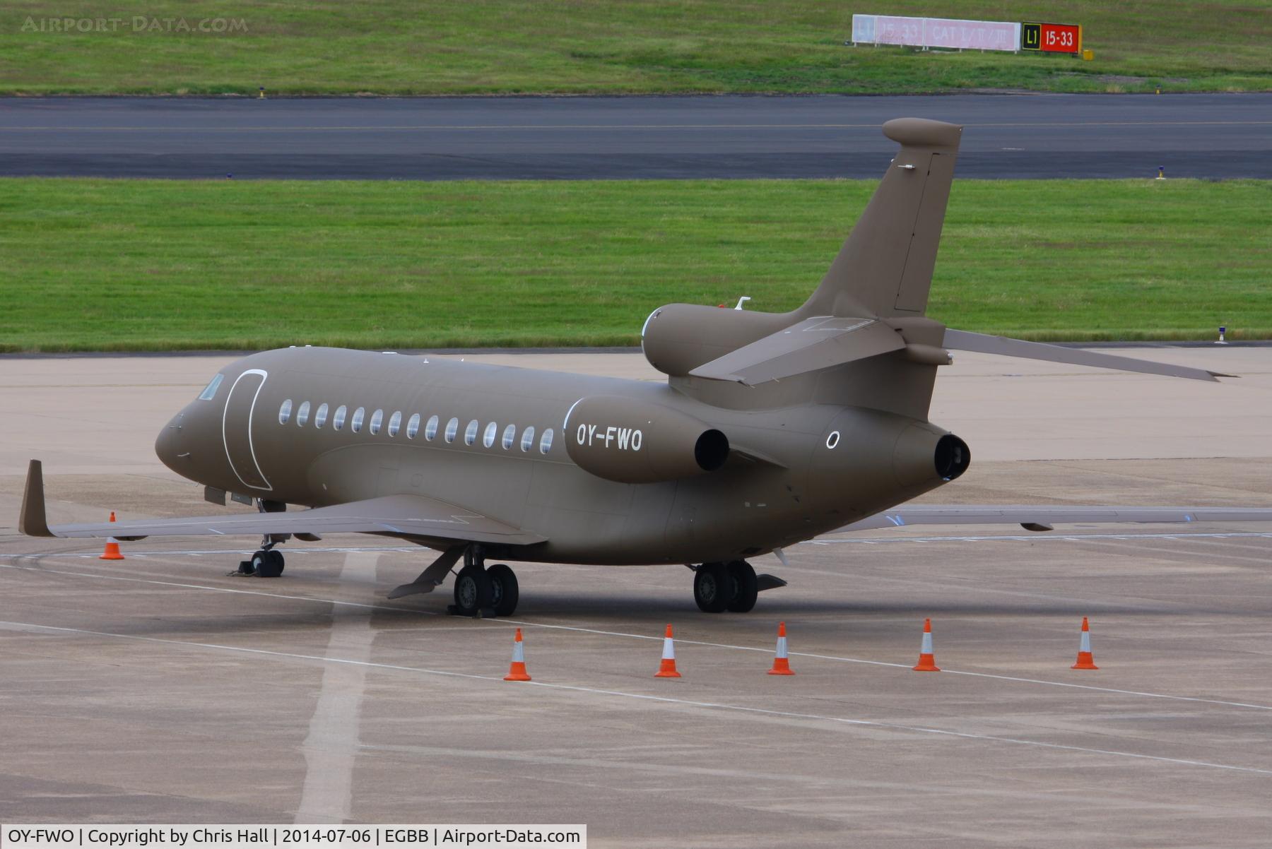 OY-FWO, 2013 Dassault Falcon 7X C/N 198, Execujet Scandinavia