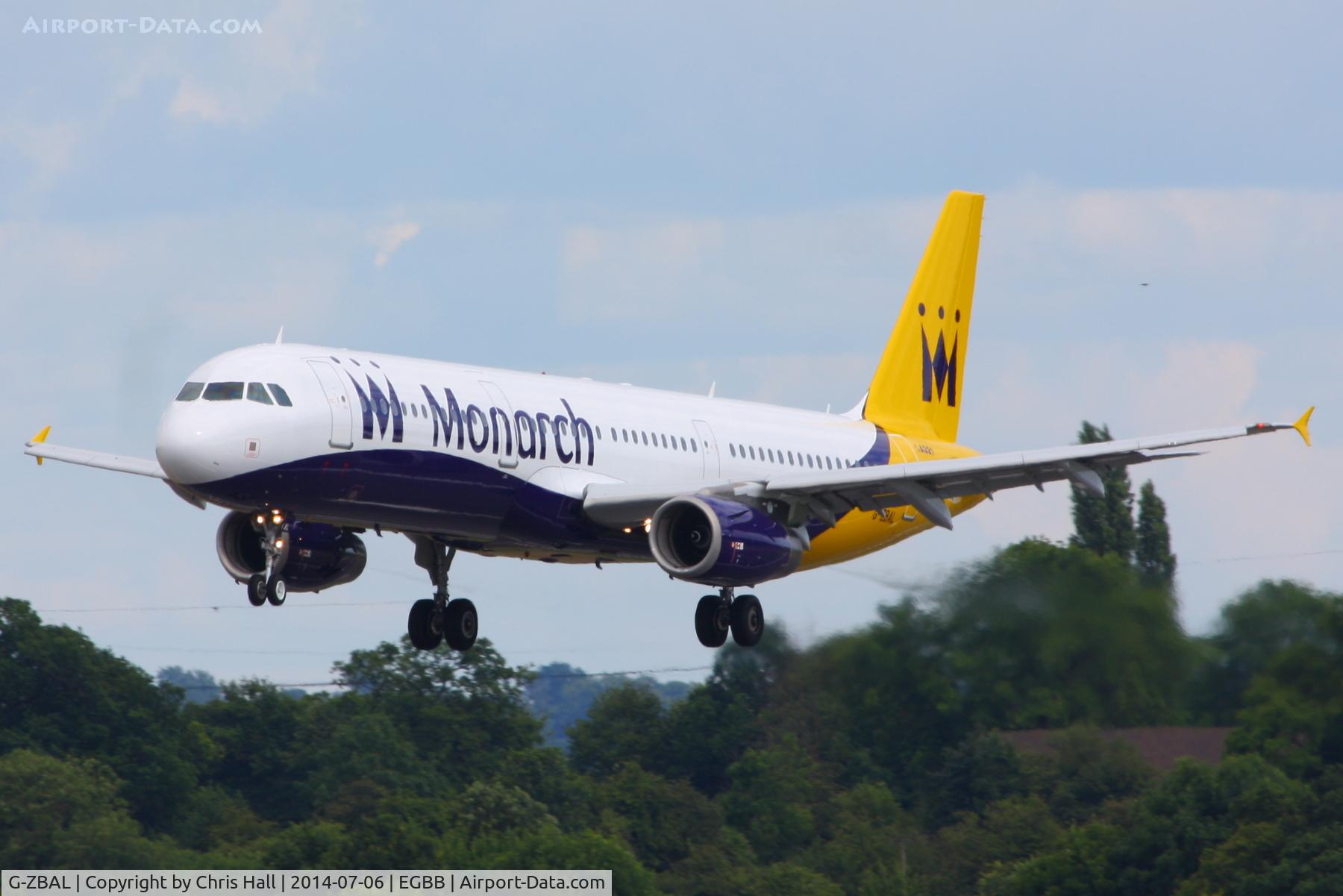 G-ZBAL, 2008 Airbus A321-231 C/N 3522, Monarch