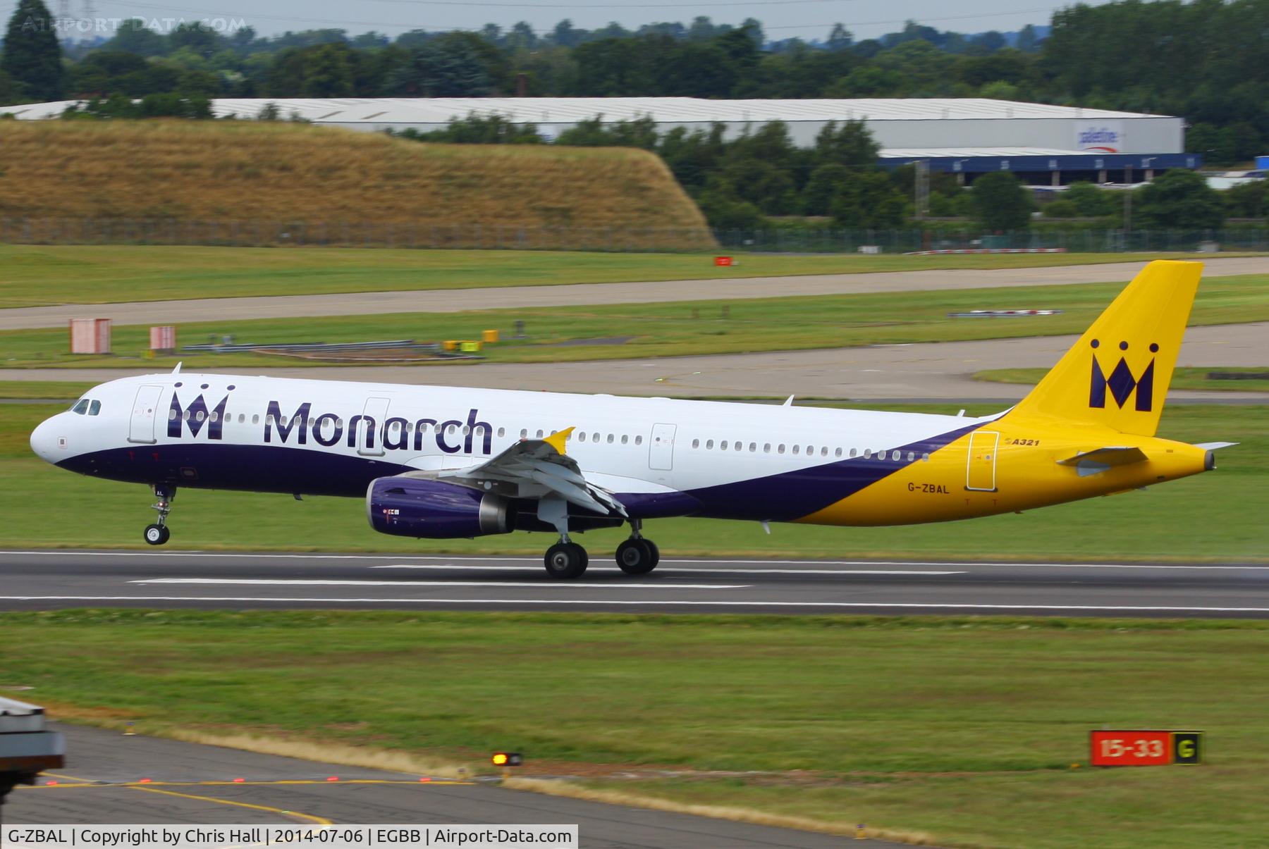 G-ZBAL, 2008 Airbus A321-231 C/N 3522, Monarch