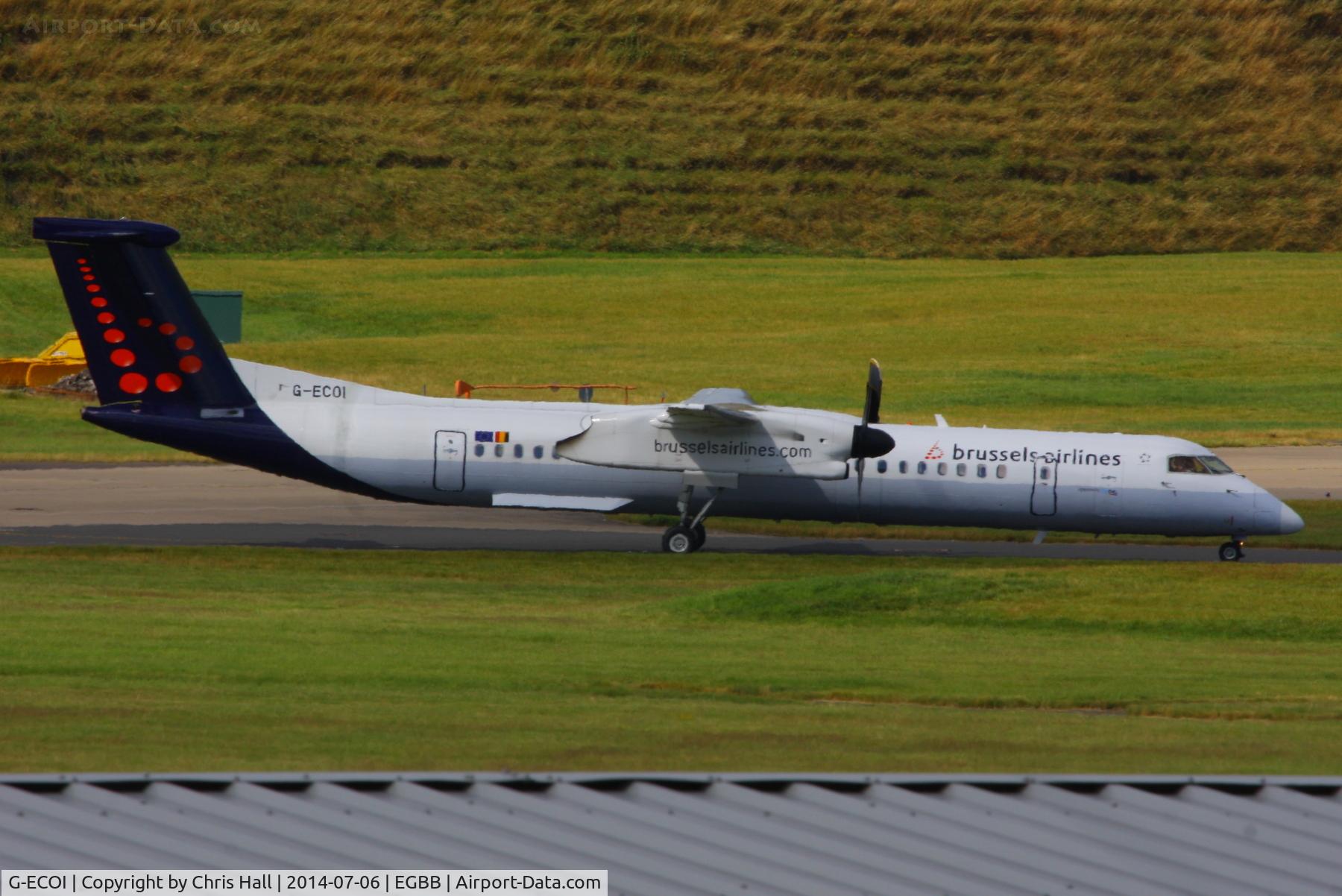 G-ECOI, 2008 De Havilland Canada DHC-8-402Q Dash 8 C/N 4224, Brussels Airlines