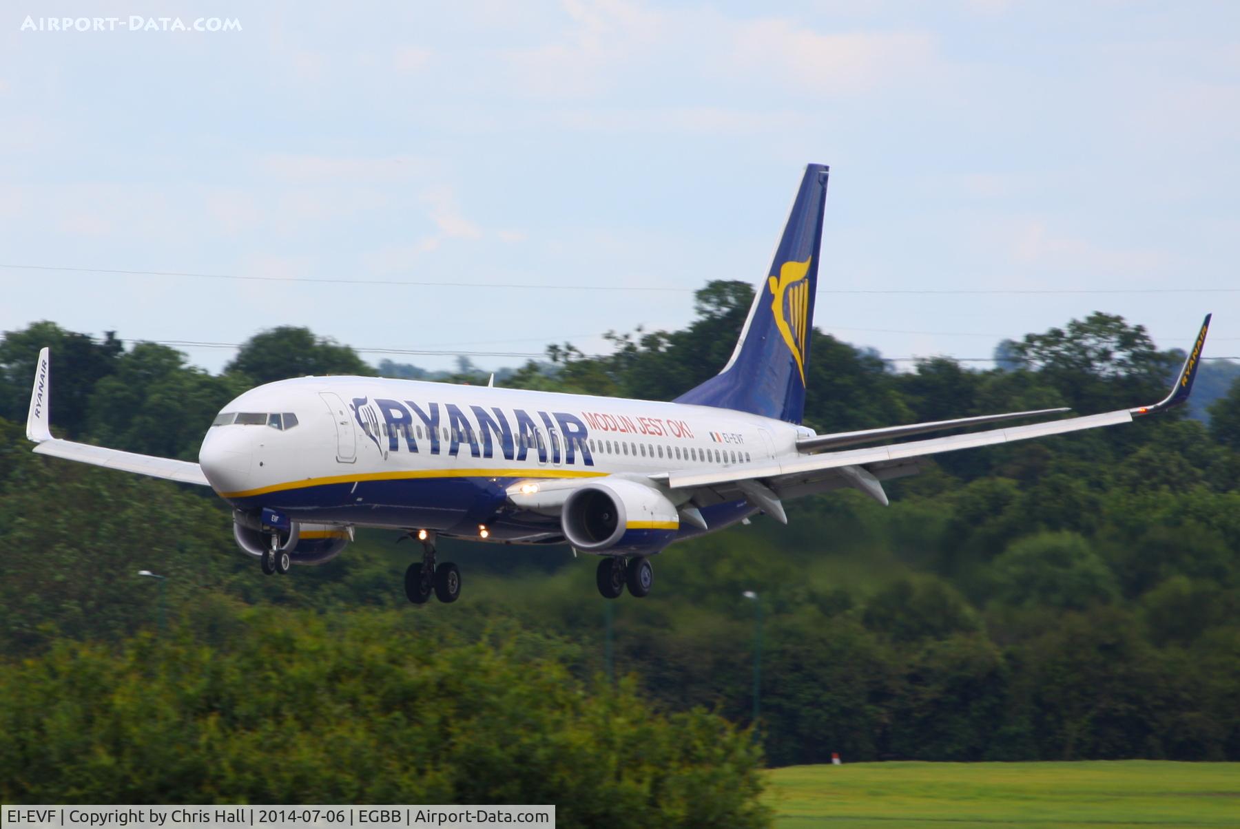 EI-EVF, 2012 Boeing 737-8AS C/N 40291, Ryanair