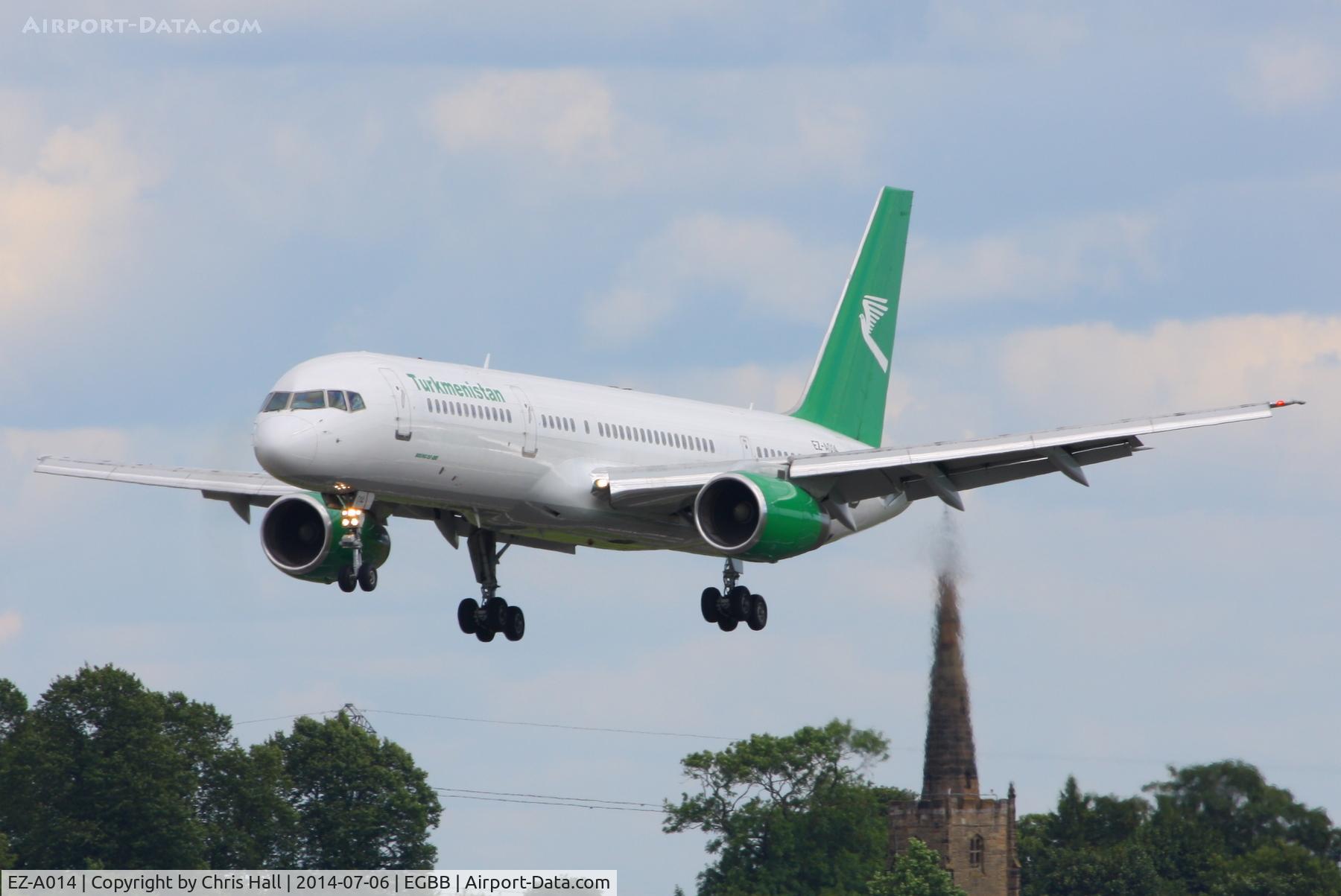 EZ-A014, 2001 Boeing 757-22K C/N 30863, Turkmenistan Airlines