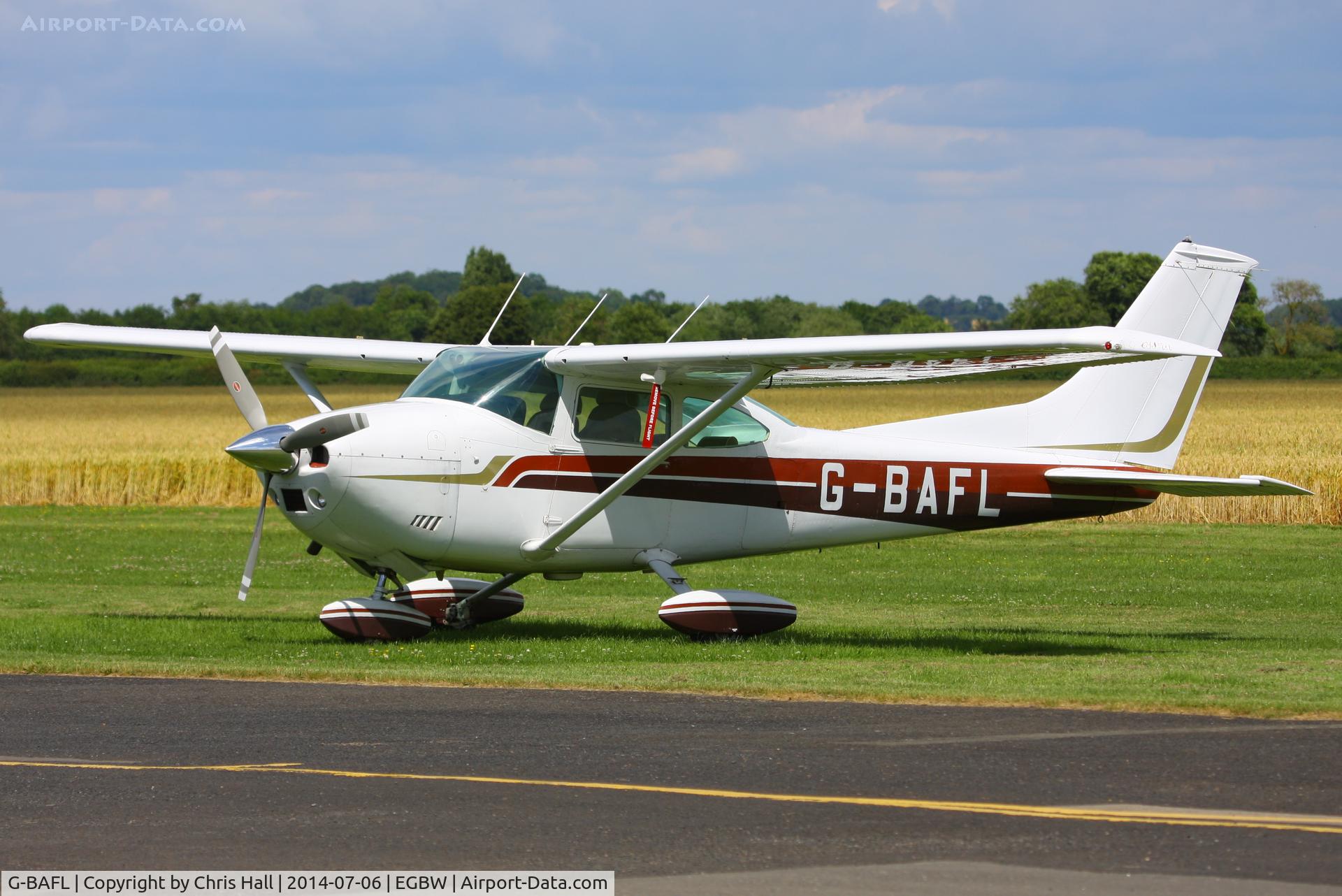 G-BAFL, 1973 Cessna 182P Skylane C/N 182-61469, at Wellesbourne Mountford