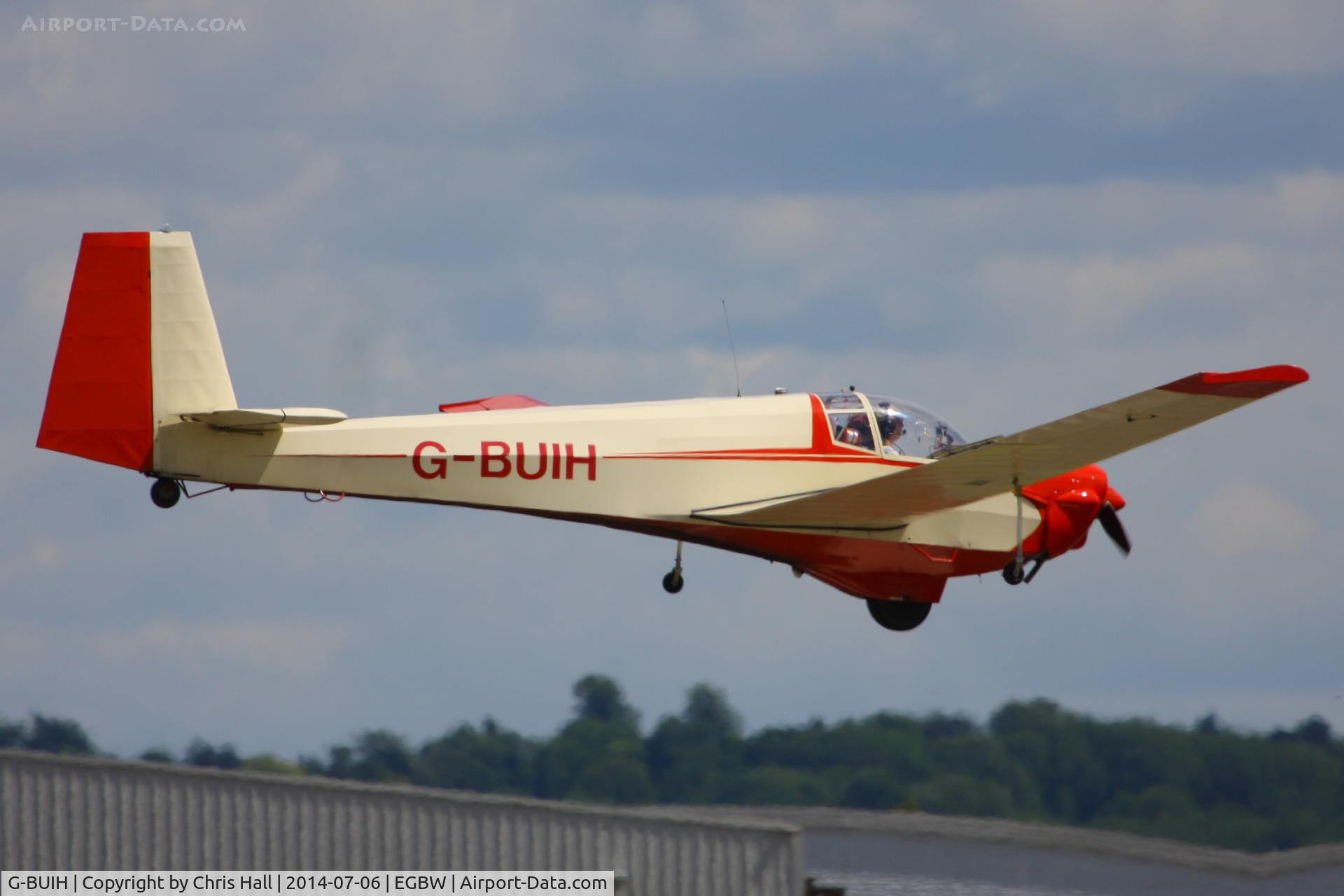 G-BUIH, 1977 Slingsby T-61F Venture T2 C/N 1876, at Wellesbourne Mountford