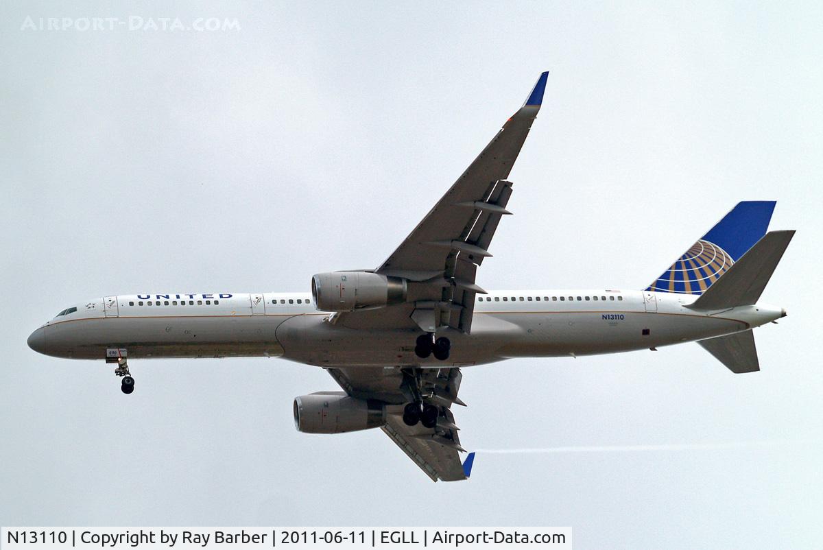 N13110, 1994 Boeing 757-224 C/N 27300, Boeing 757-224ET [27300] (United Airlines) Home~G 11/06/2011. On approach 27R.