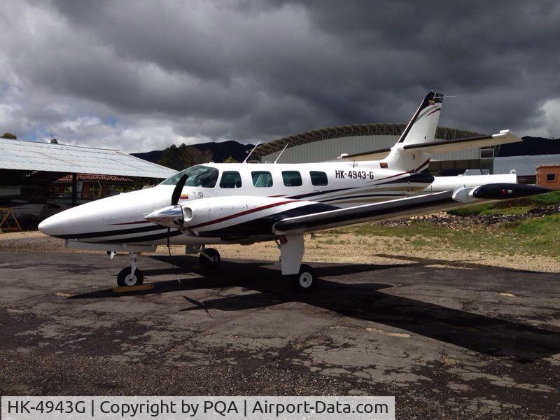 HK-4943G, 1982 Cessna T303 Crusader Crusader C/N T30300060, Aeropuerto guaymaral SKGY