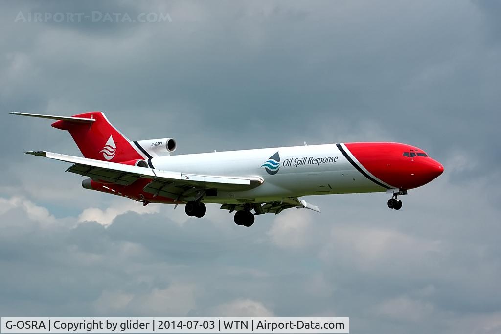 G-OSRA, 1984 Boeing 727-2S2F C/N 22938, finals