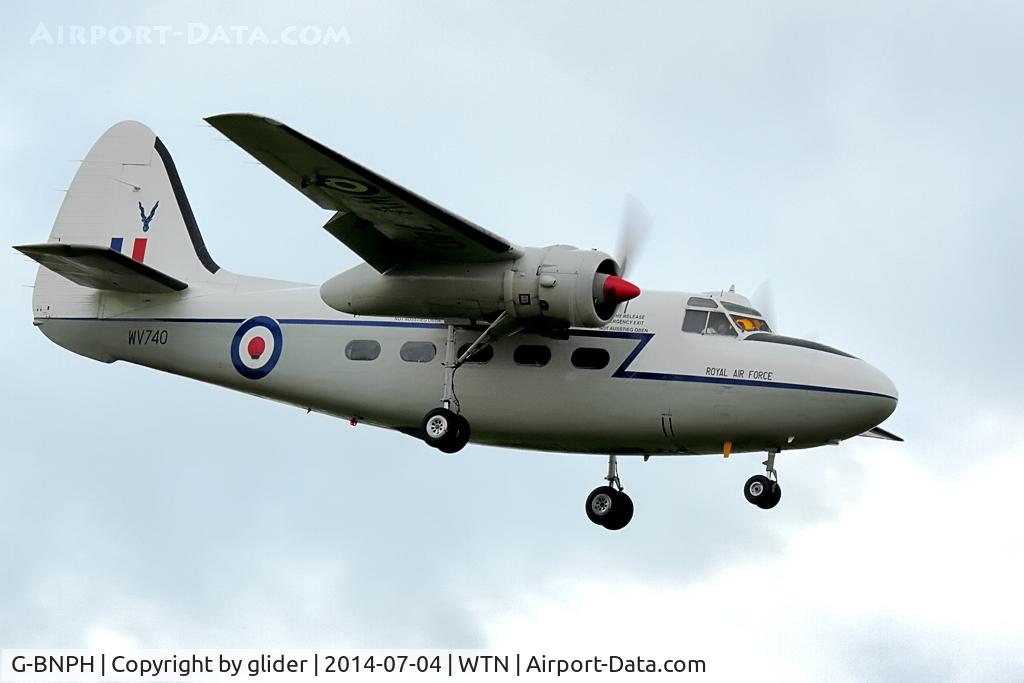 G-BNPH, 1955 Hunting Percival P-66 Pembroke C1 C/N PAC/66/027, finals