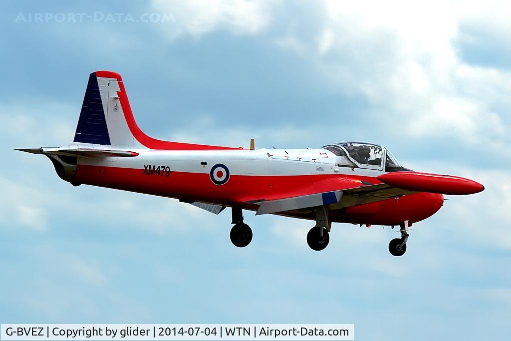G-BVEZ, 1960 Hunting P-84 Jet Provost T.3A C/N PAC/W/9287, finals