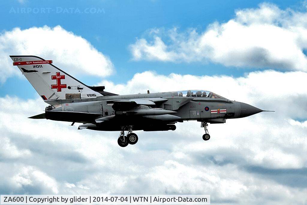 ZA600, 1982 Panavia Tornado GR.4 C/N 122/BS039/2123, finals