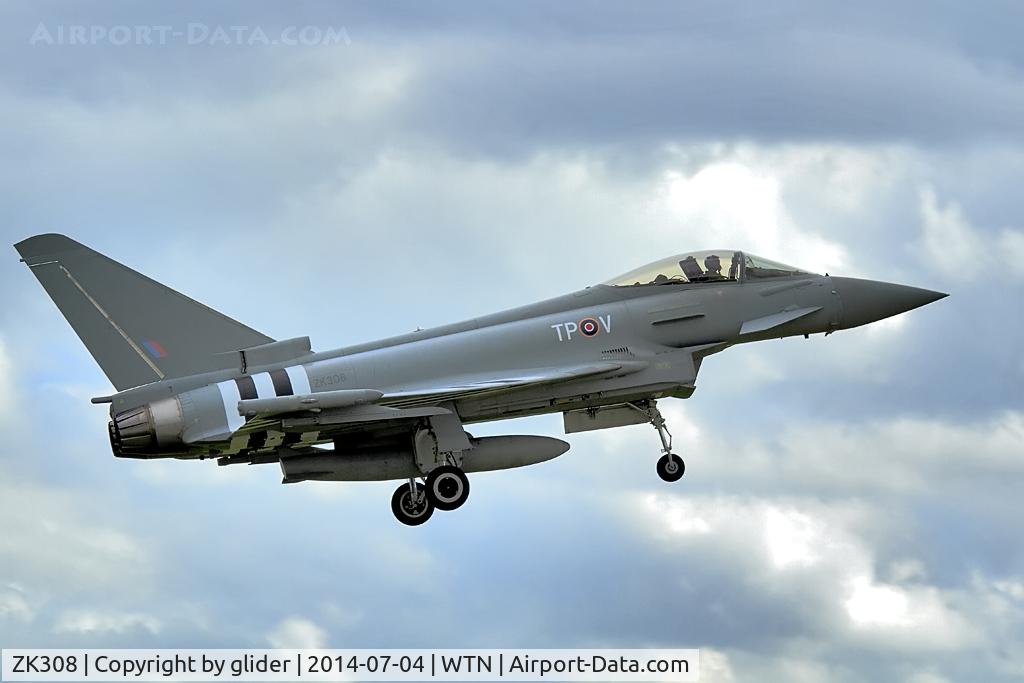 ZK308, 2009 Eurofighter EF-2000 Typhoon FGR4 C/N BS059, finals