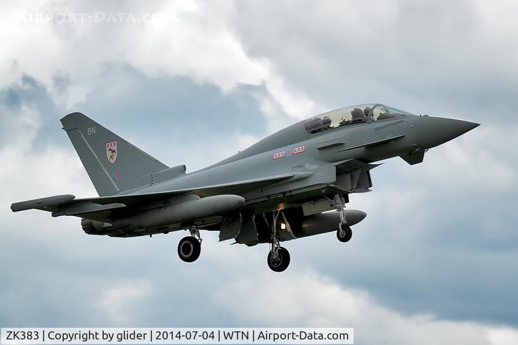 ZK383, 2013 Eurofighter EF-2000 Typhoon T.3 C/N BT028/393, finals