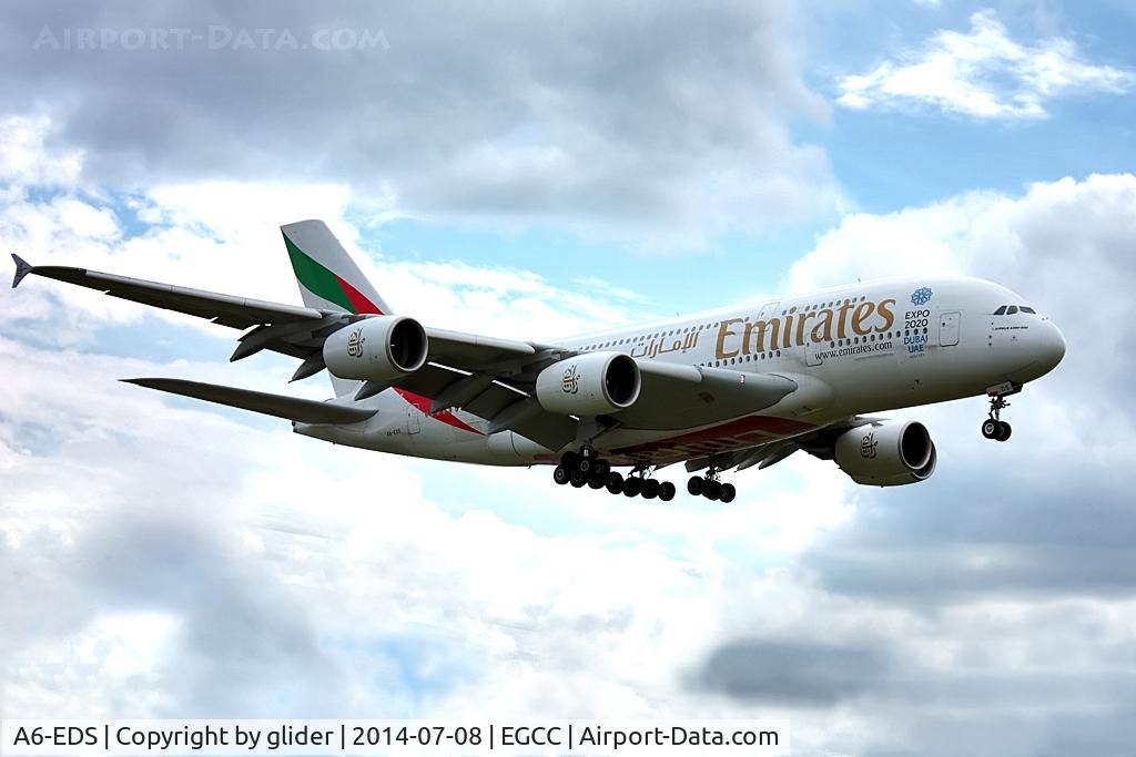 A6-EDS, 2011 Airbus A380-861 C/N 086, Finals 24R